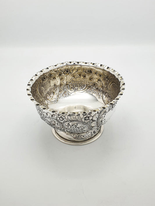 Gorgeous Antique Victorian Sterling Silver Bowl by Elkington & Co - 1900