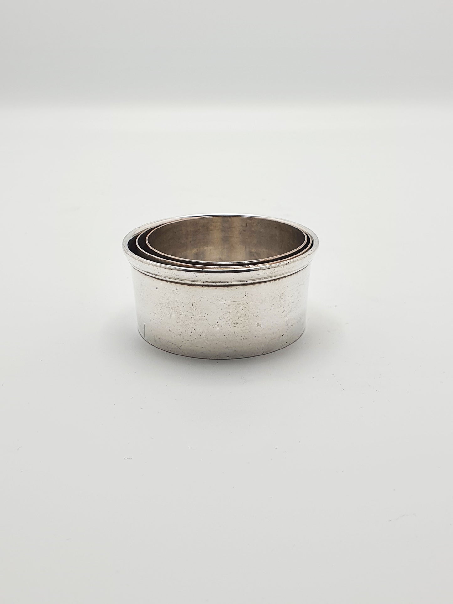 Charming Antique Silver-Plated Collapsible Travel Cup with Original Case – circa 1890