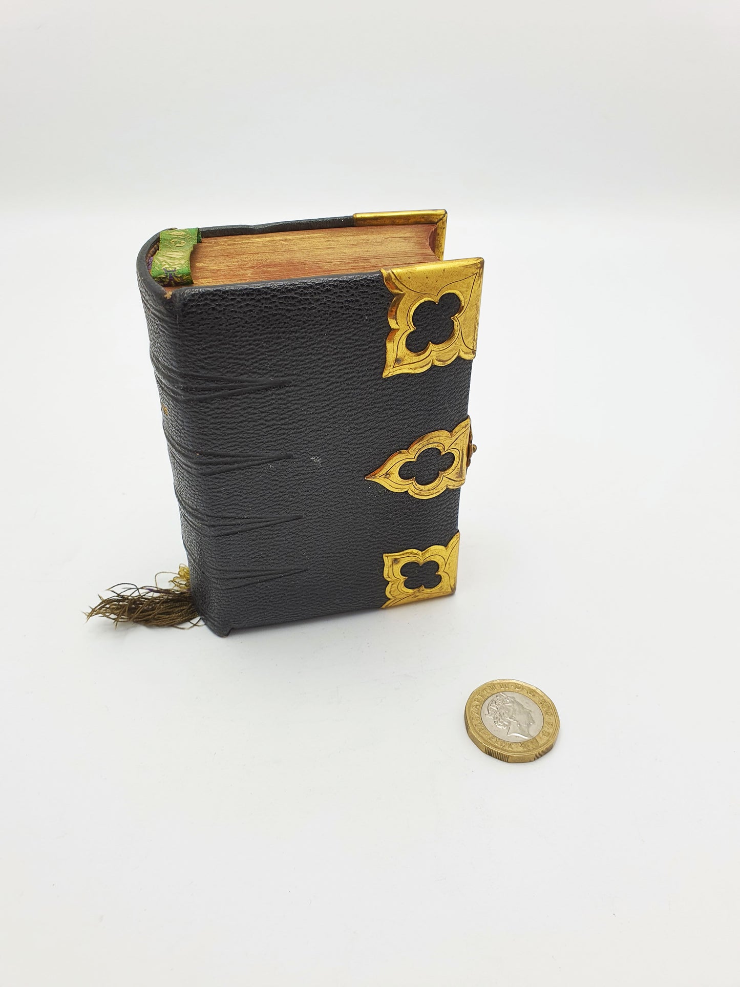 Antique Victorian Miniature Book of Common Prayer with Brass Clasp - 1871