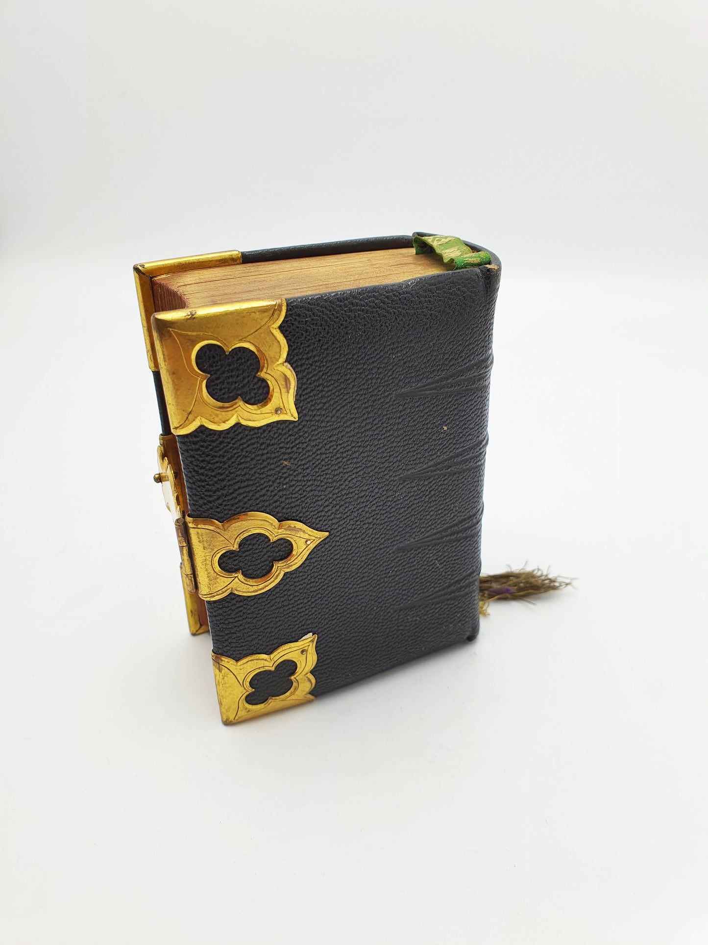 Antique Victorian Miniature Book of Common Prayer with Brass Clasp - 1871