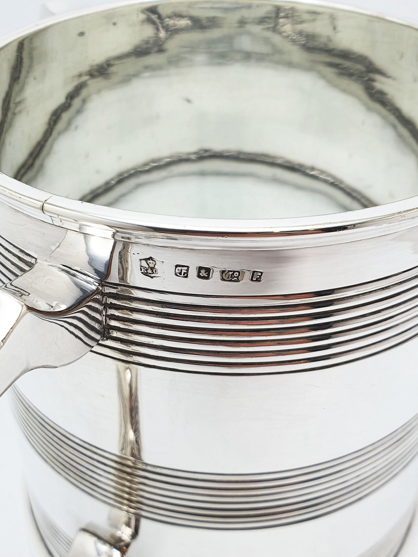 Fabulous Victorian Elkington Three Handled Tankard - English Antique - 1868