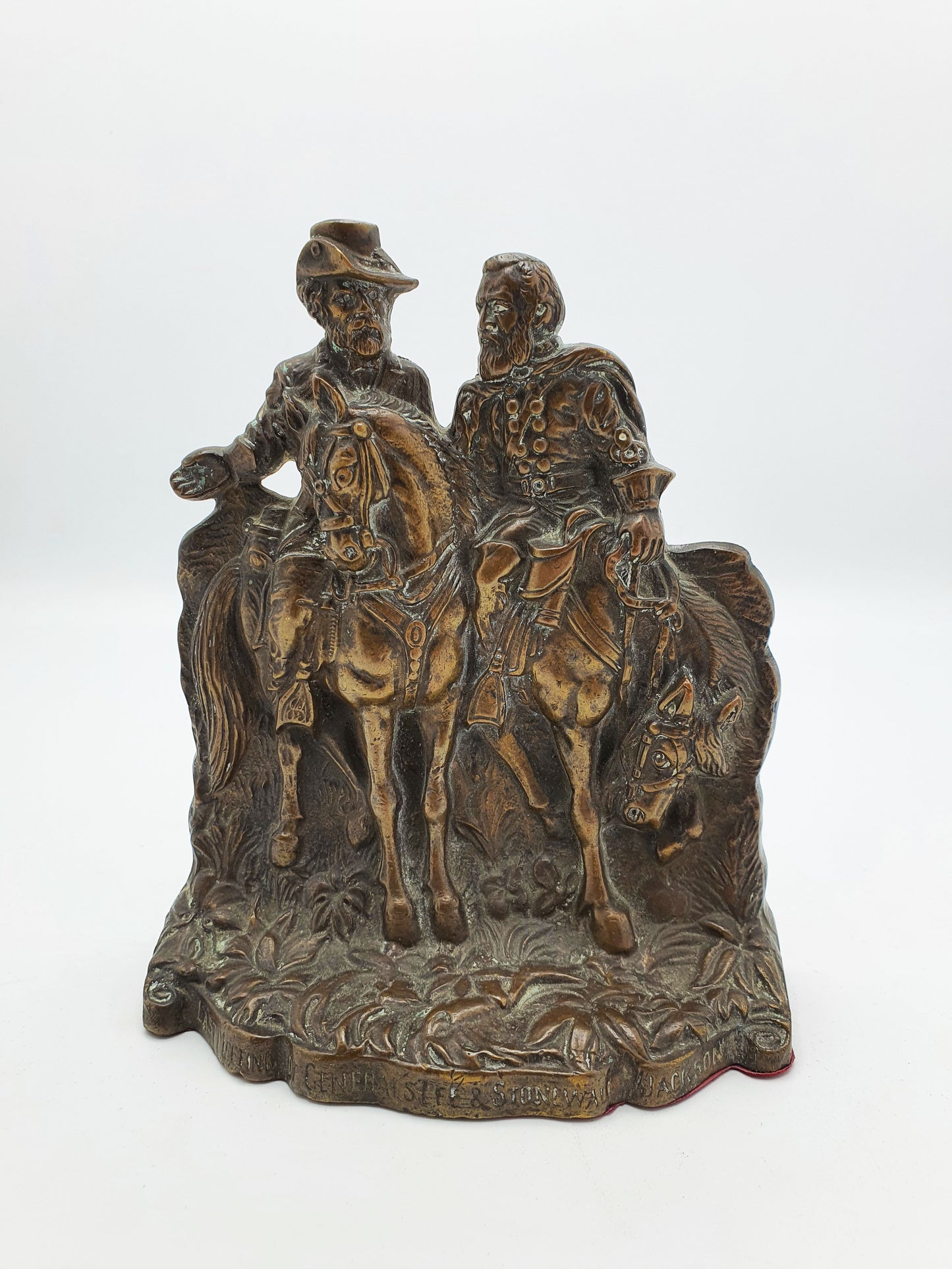 Unusual Pair of 'American' Confederate Bronze Bookends - 1923