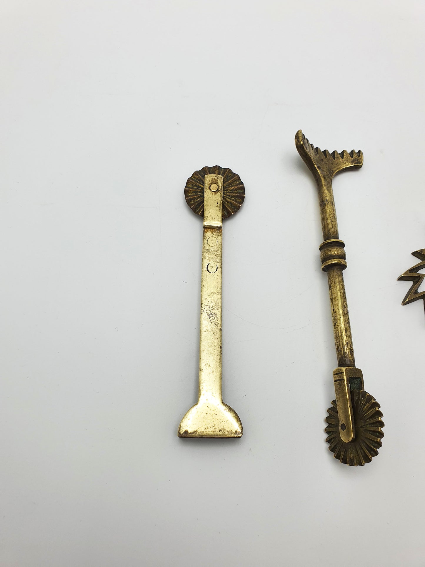 Nice Collection of 3 Antique Victorian Brass Pastry Tools – circa 1890