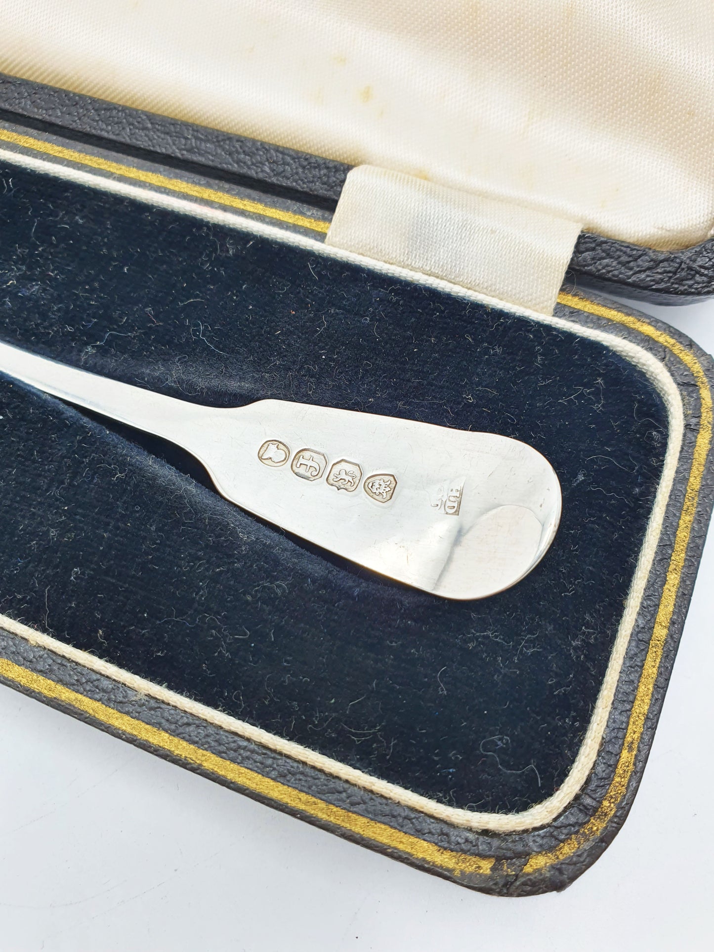 Lovely Antique Georgian Sterling Silver Preserve Spoon with Orange Motif - 1821