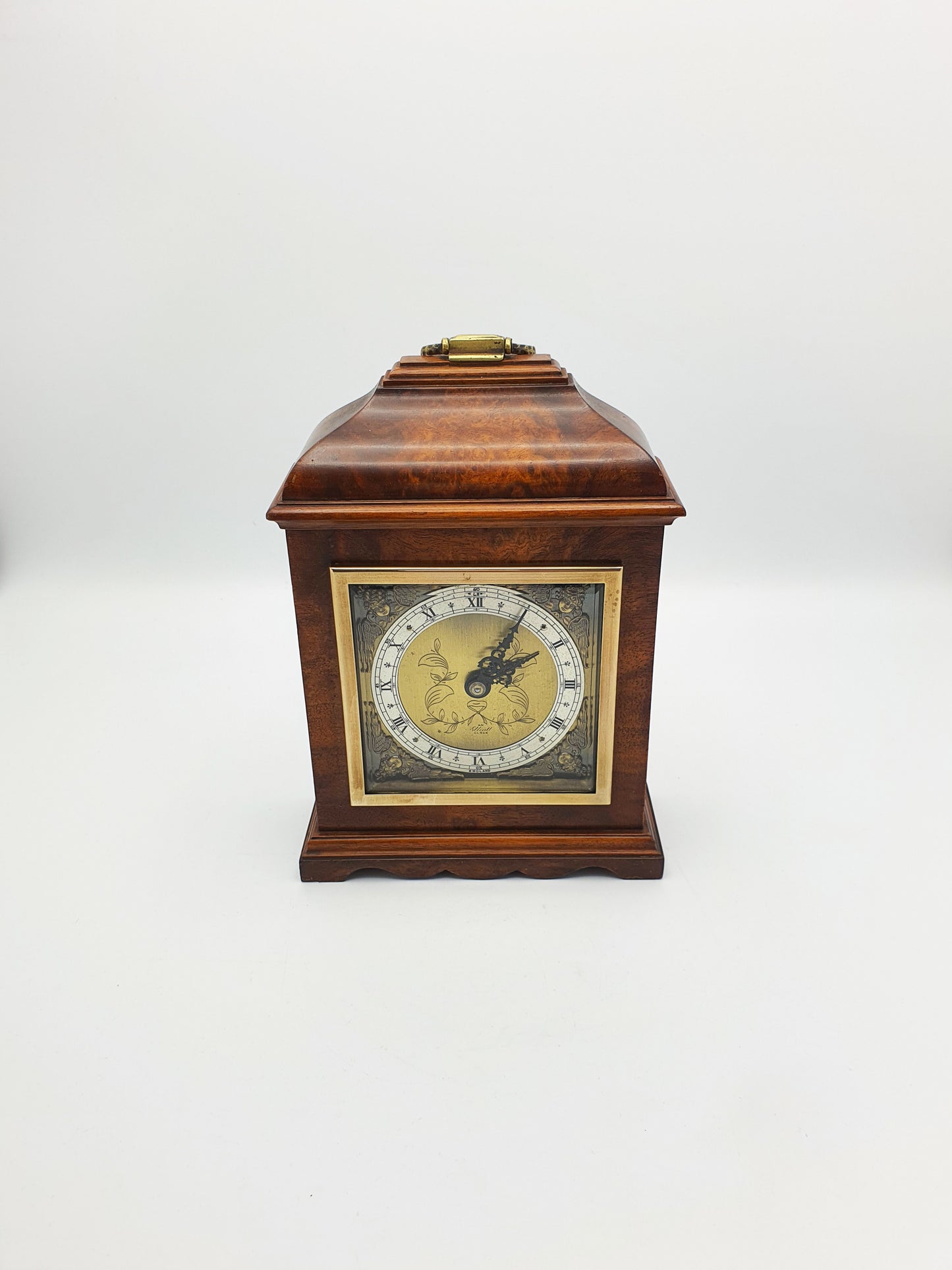 Vintage Hard Wood Mantel Clock by Elliott of London – circa 1950