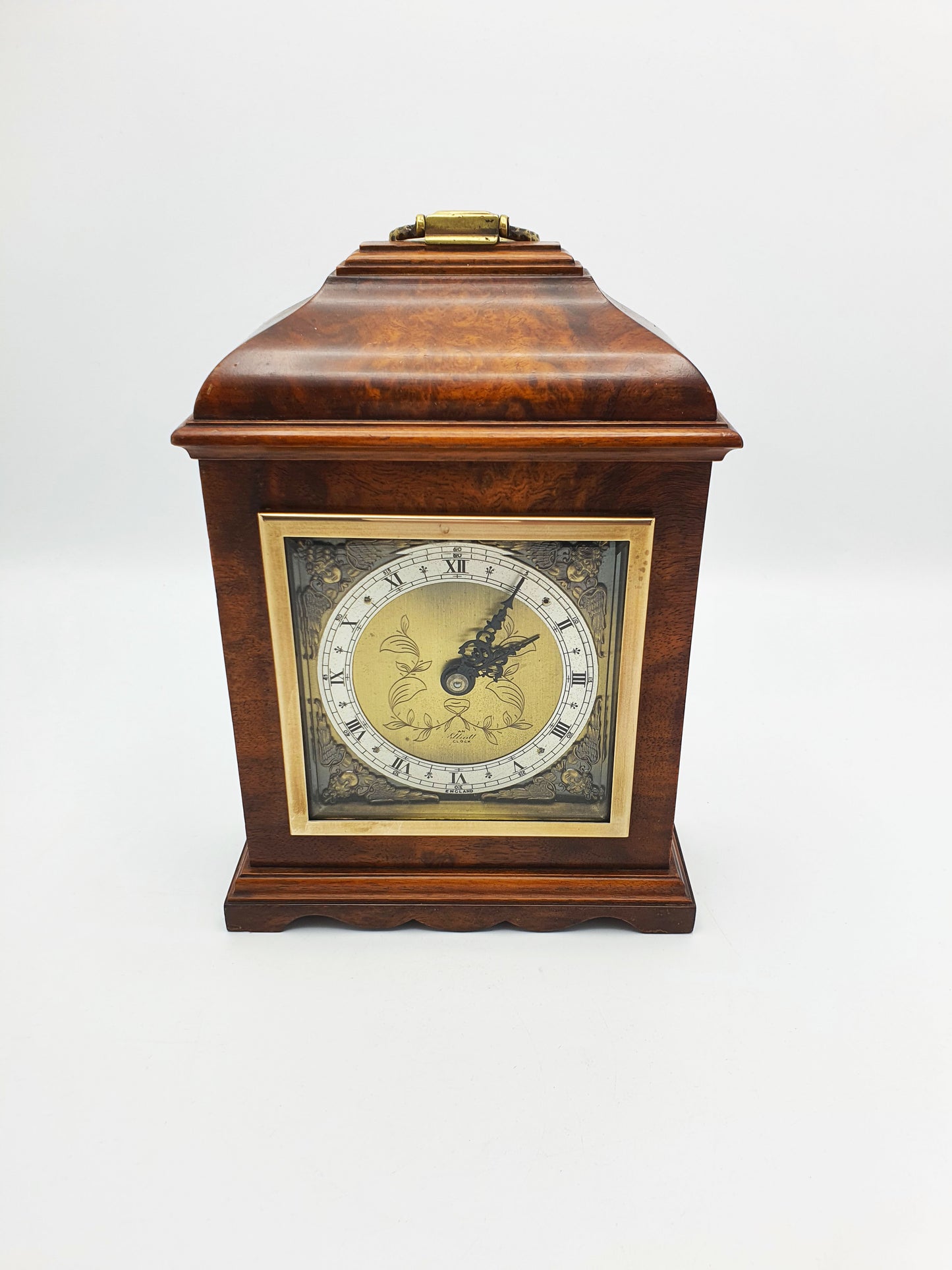 Vintage Hard Wood Mantel Clock by Elliott of London – circa 1950