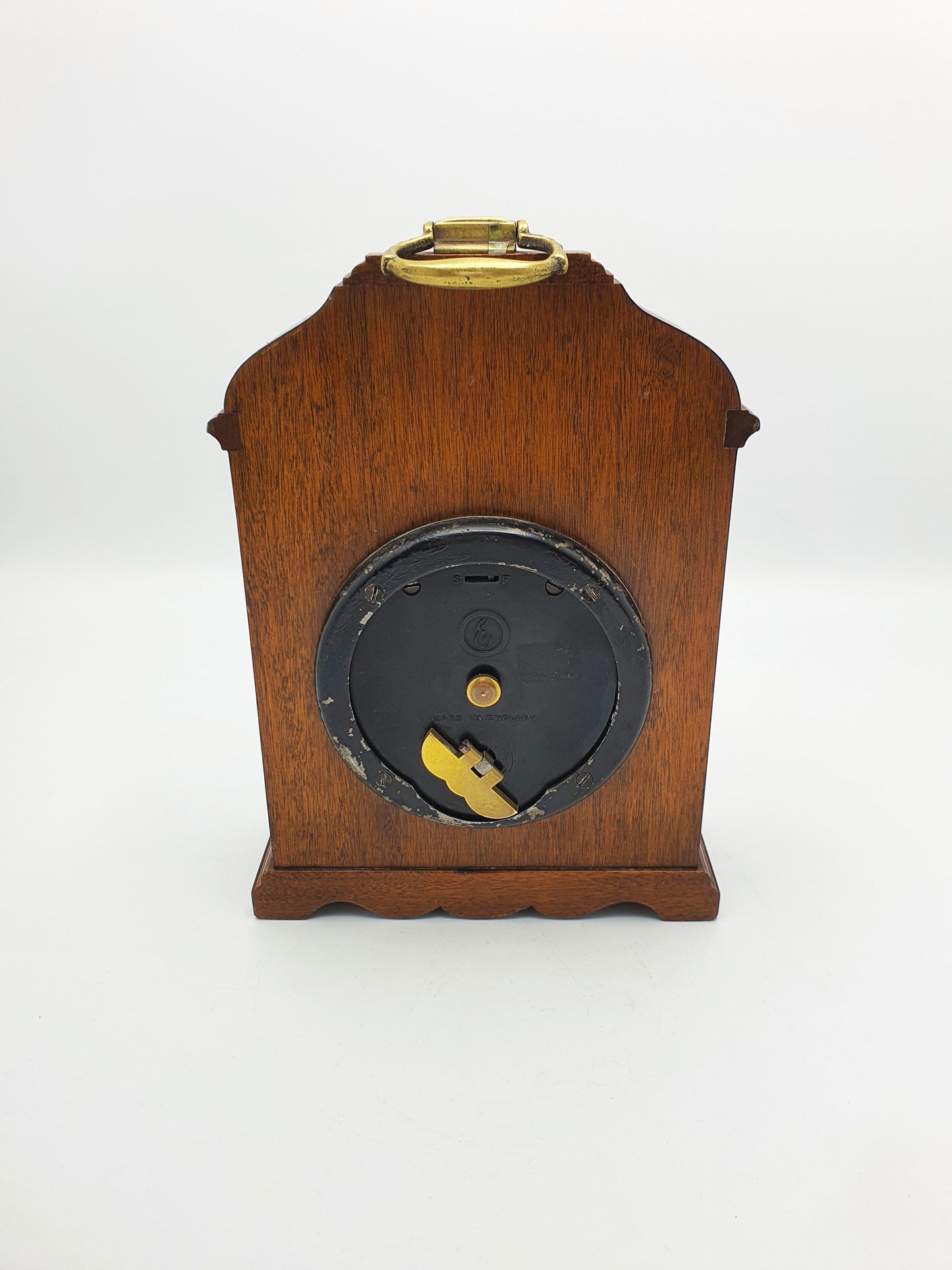 Vintage Hard Wood Mantel Clock by Elliott of London – circa 1950