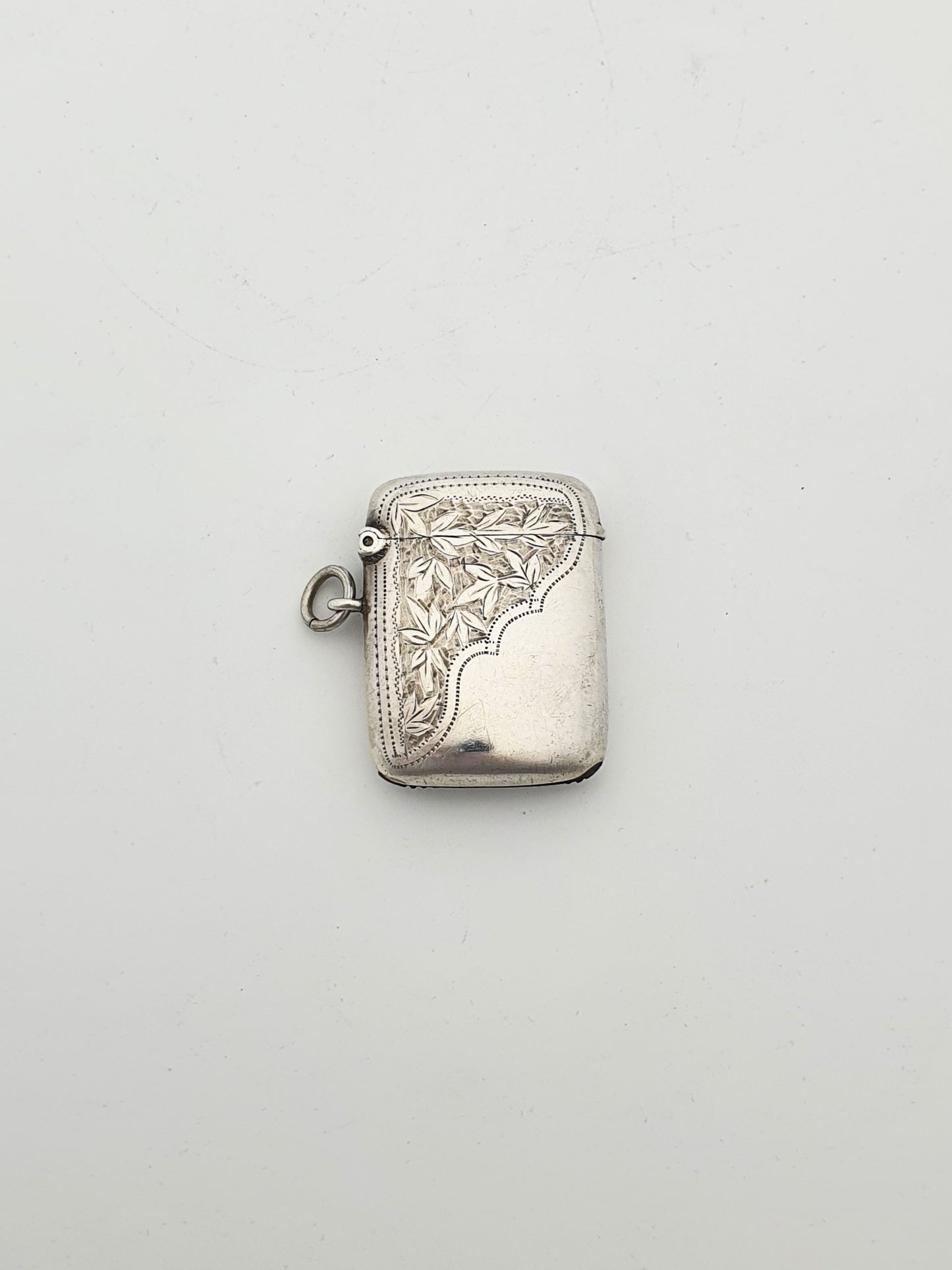 Lovely Antique Sterling Silver Vesta Case - 1910