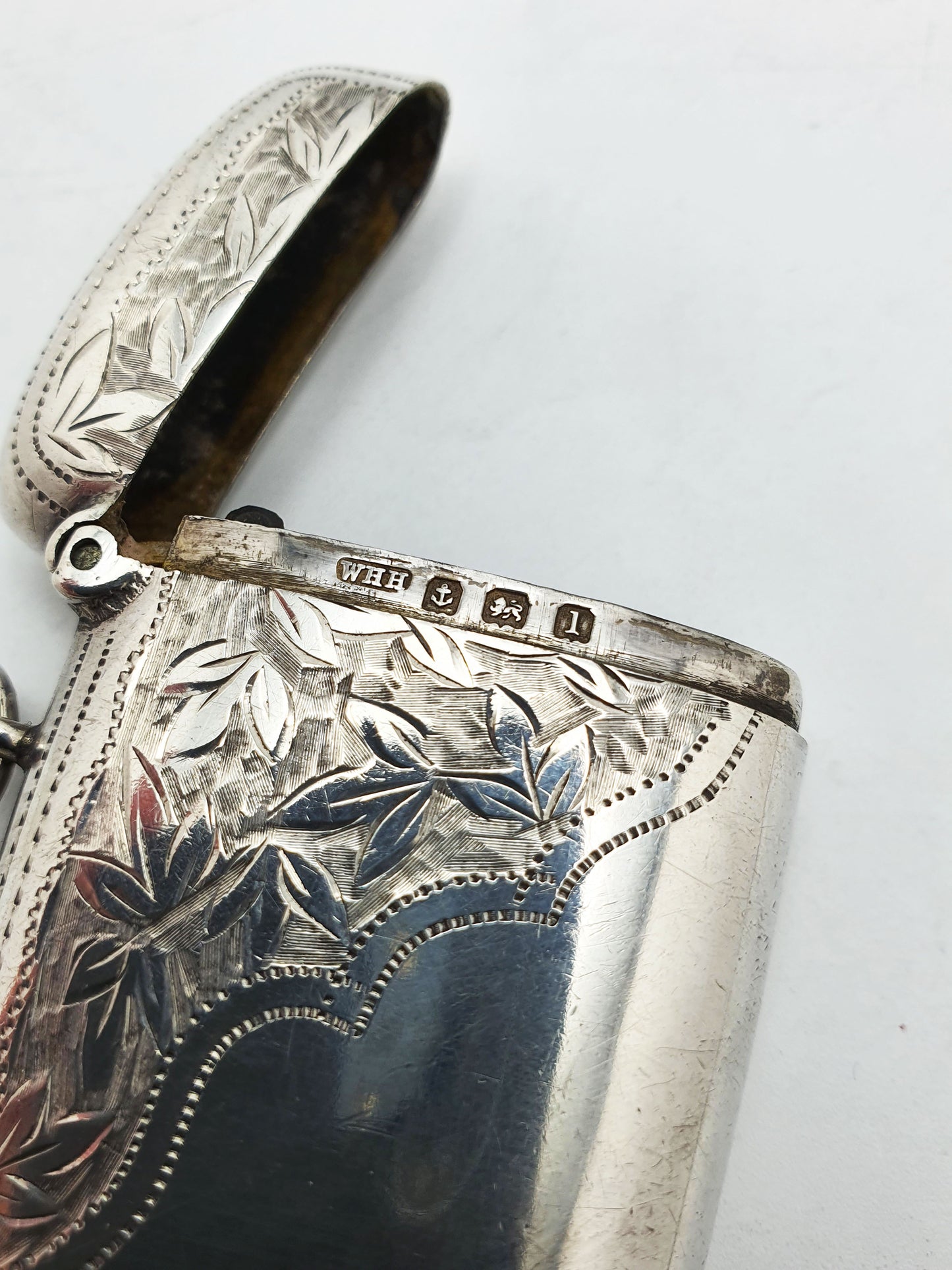 Lovely Antique Sterling Silver Vesta Case - 1910