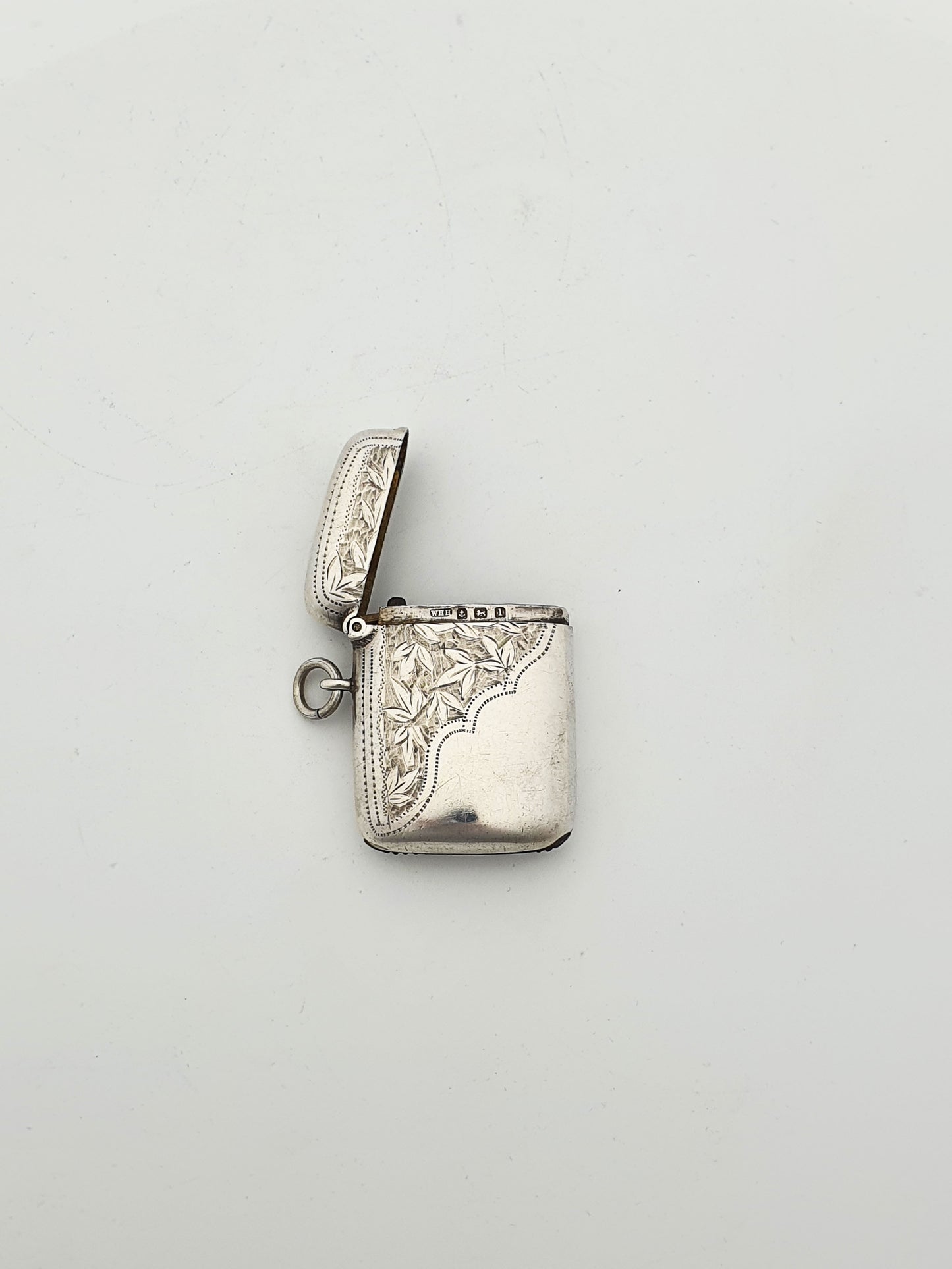 Lovely Antique Sterling Silver Vesta Case - 1910