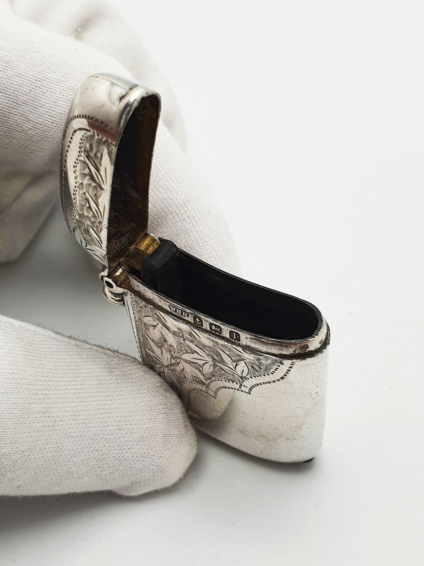 Lovely Antique Sterling Silver Vesta Case - 1910