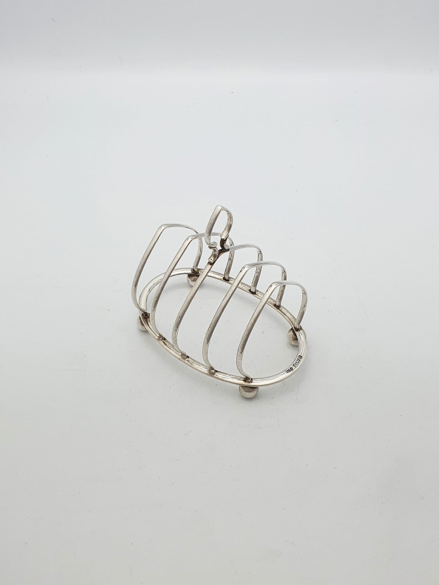 Charming Antique Sterling Silver Toast Rack - 1922