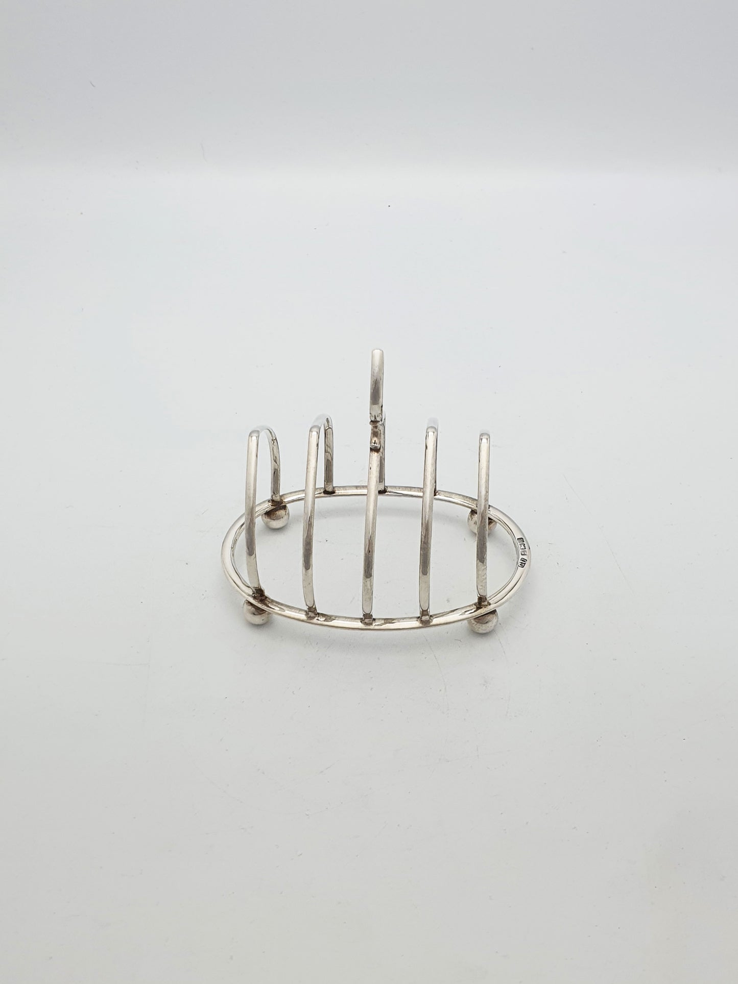Charming Antique Sterling Silver Toast Rack - 1922