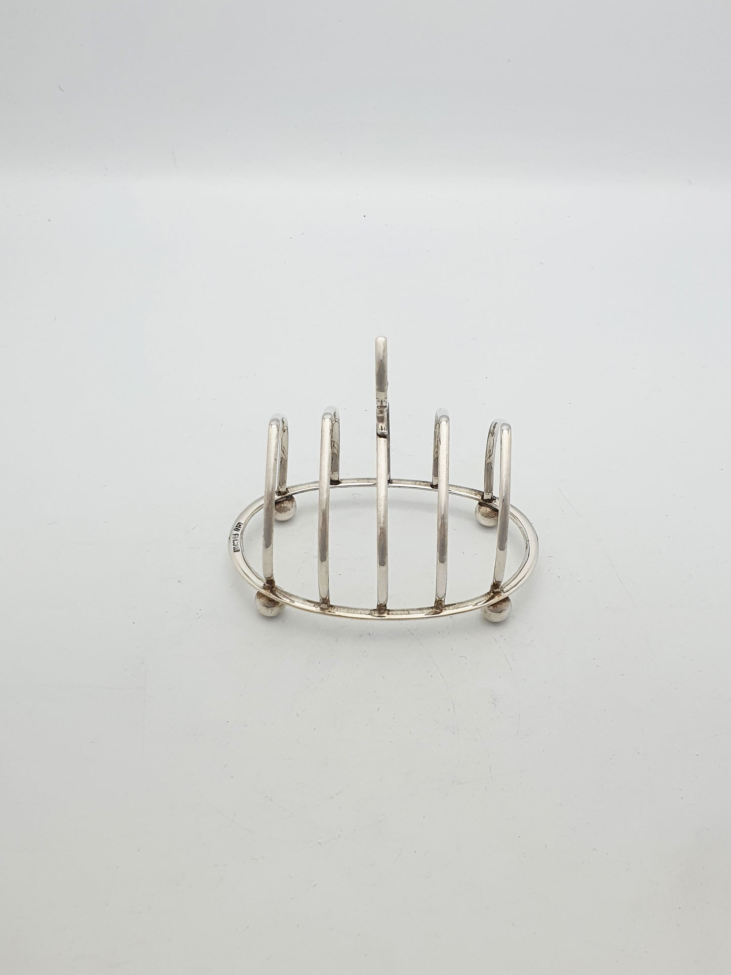 Charming Antique Sterling Silver Toast Rack - 1922