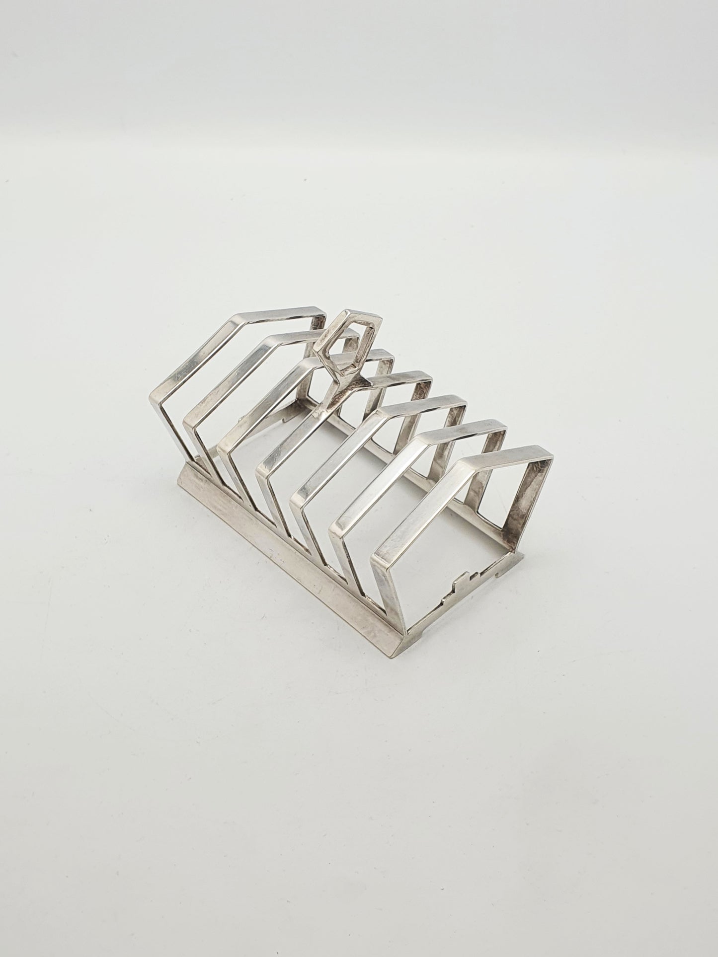 Striking Art Deco Silver-Plated Toast Rack by Mappin & Webb – circa 1930