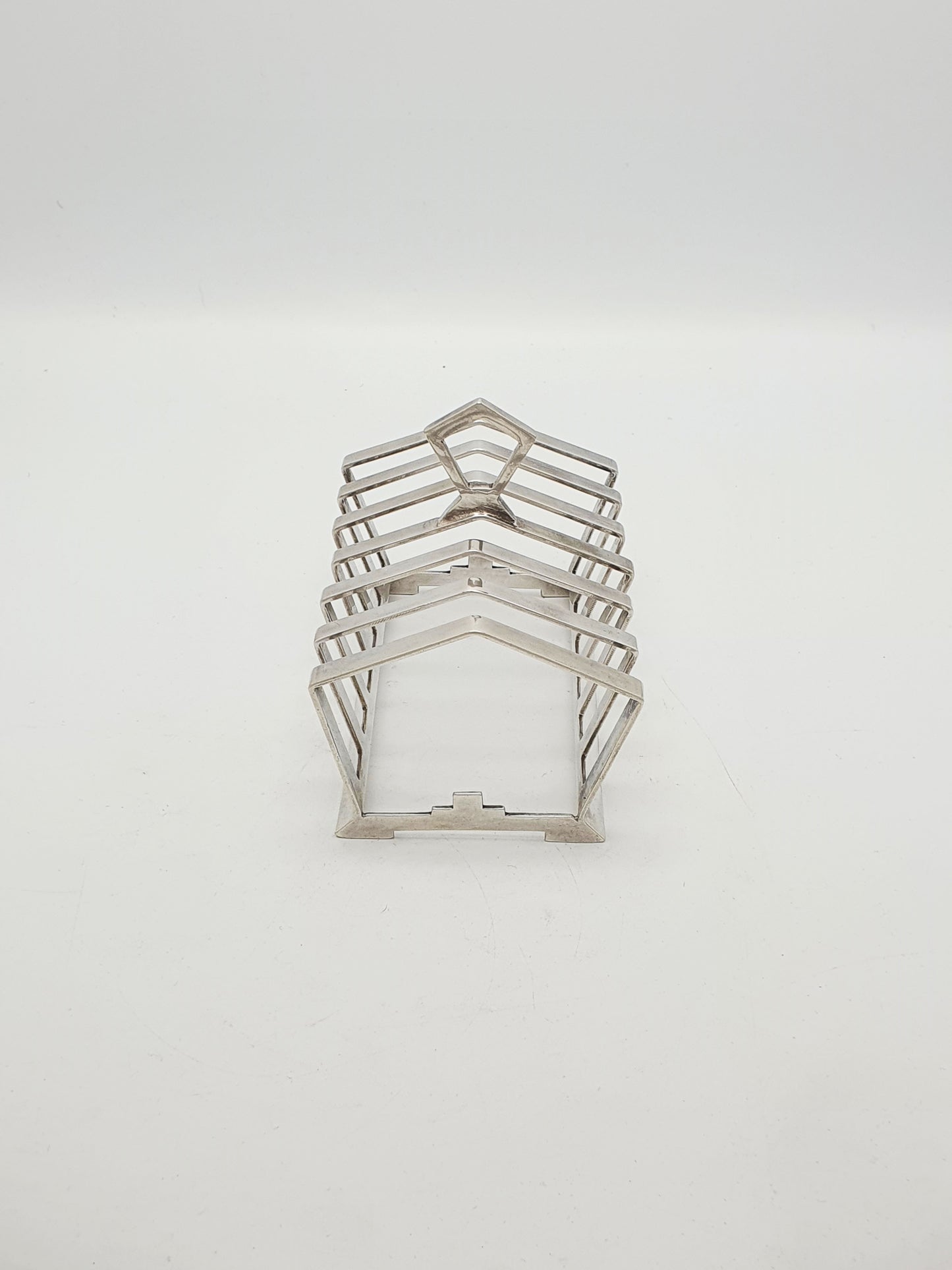 Striking Art Deco Silver-Plated Toast Rack by Mappin & Webb – circa 1930