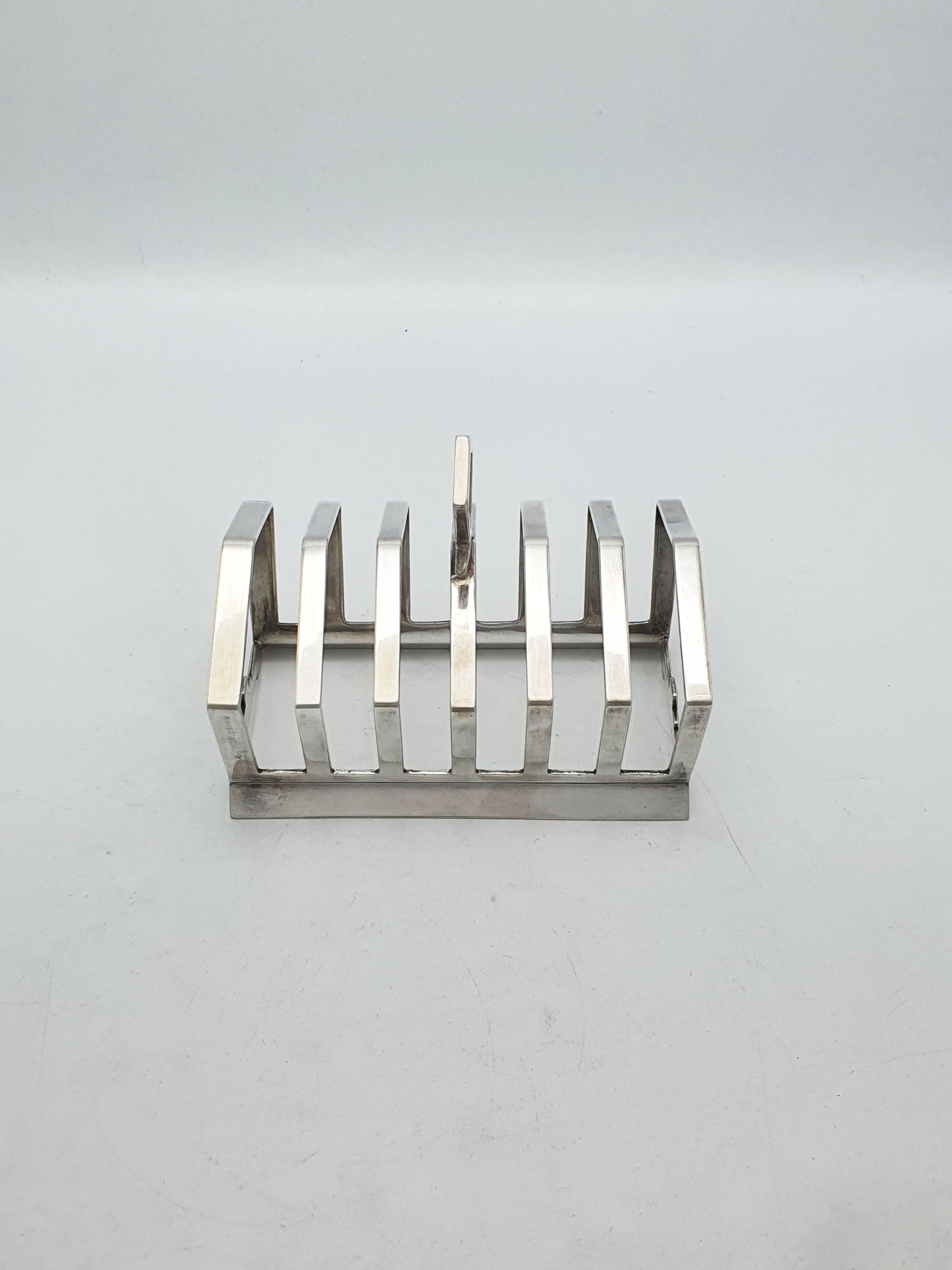 Striking Art Deco Silver-Plated Toast Rack by Mappin & Webb – circa 1930