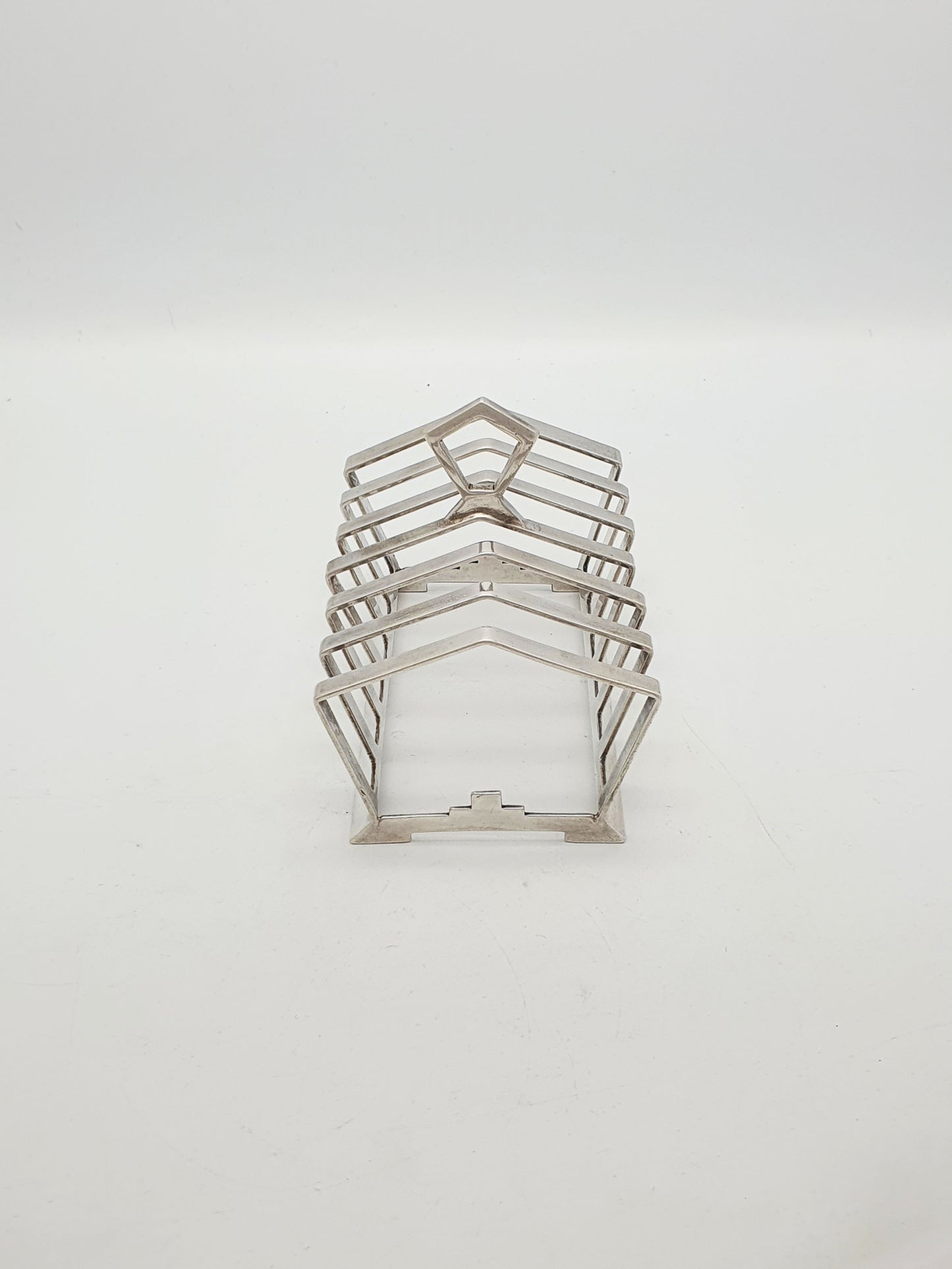 Striking Art Deco Silver-Plated Toast Rack by Mappin & Webb – circa 1930
