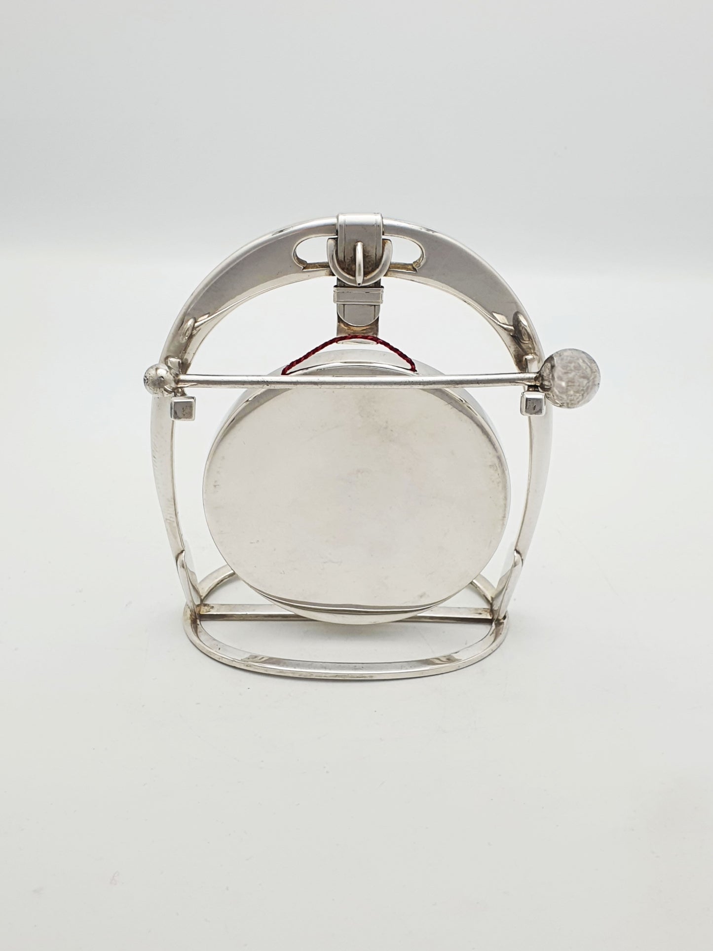 Unusual Antique WMF Silver-Plated Equestrian Table Gong – circa 1920