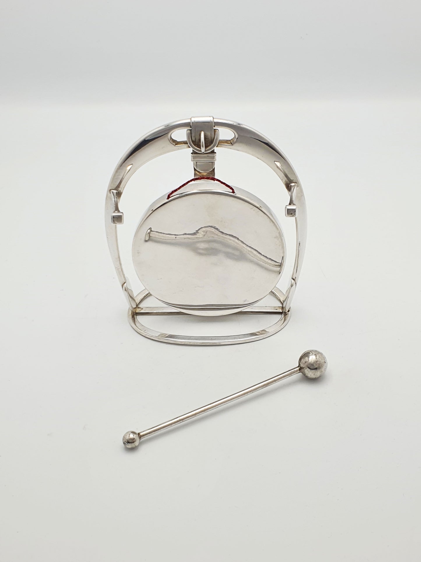 Unusual Antique WMF Silver-Plated Equestrian Table Gong – circa 1920