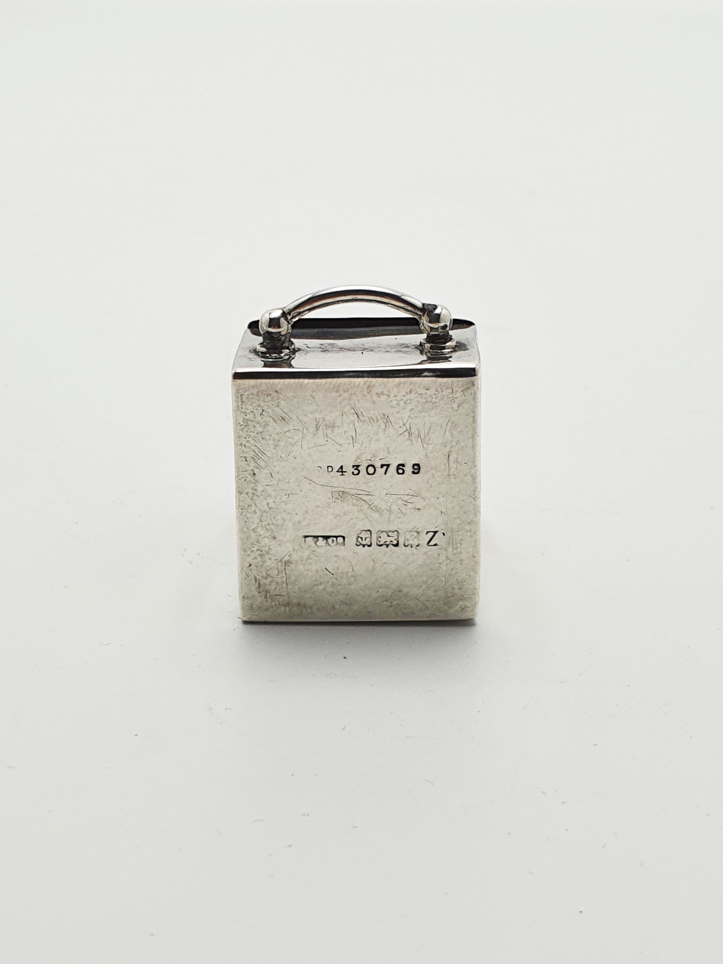 Rare and Fabulous Antique Sterling Silver Cherub Ring Box - 1905