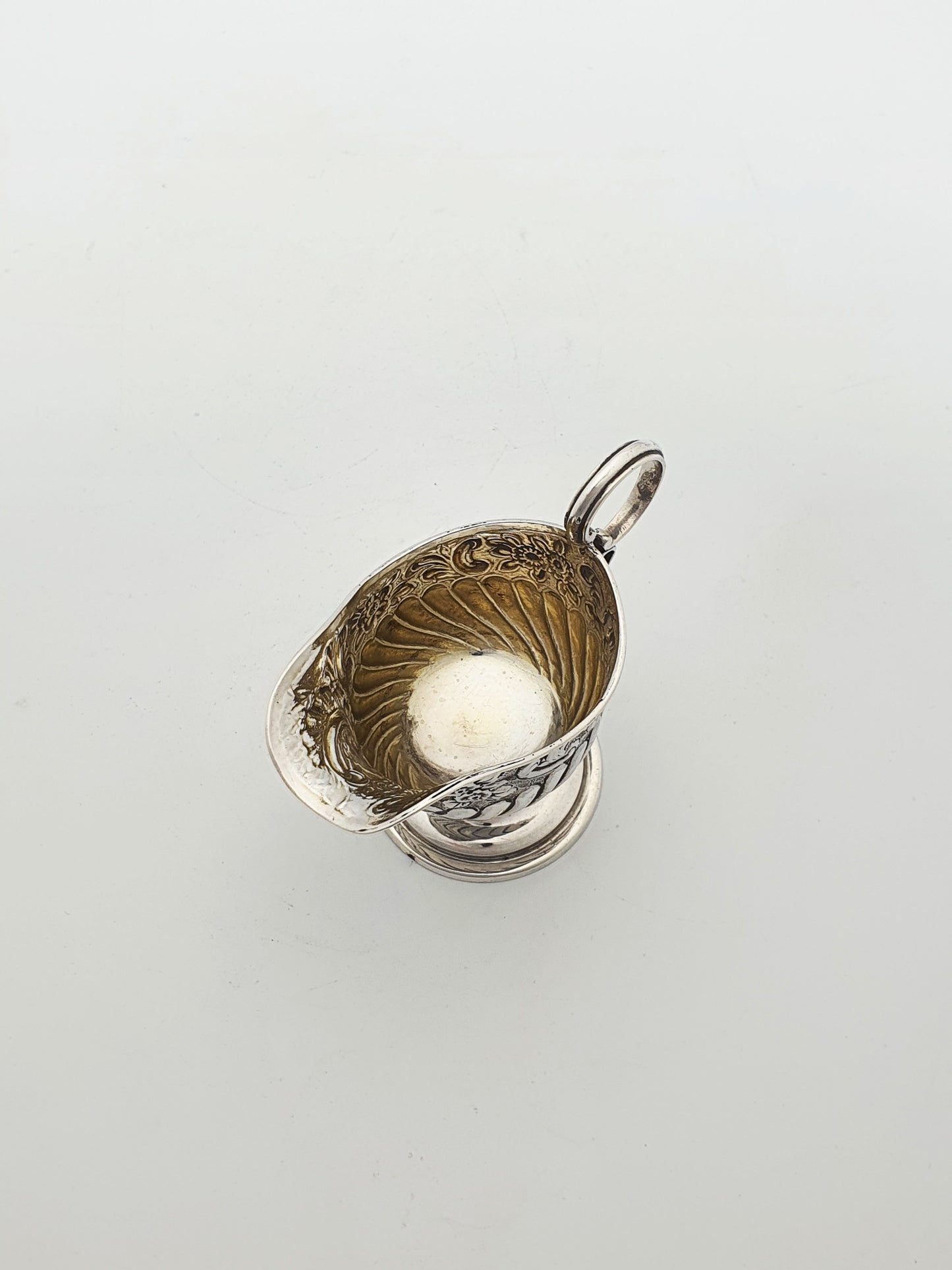 Lovely Small Antique Sterling Silver Cream Jug - 1891
