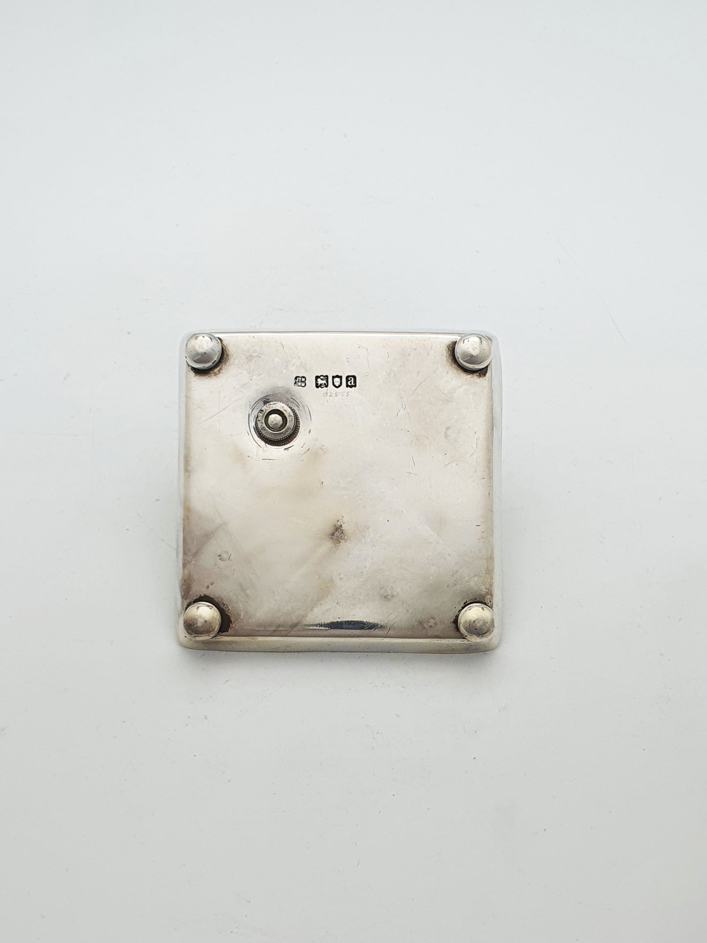 Nice Antique Sterling Silver Match Striker - 1896