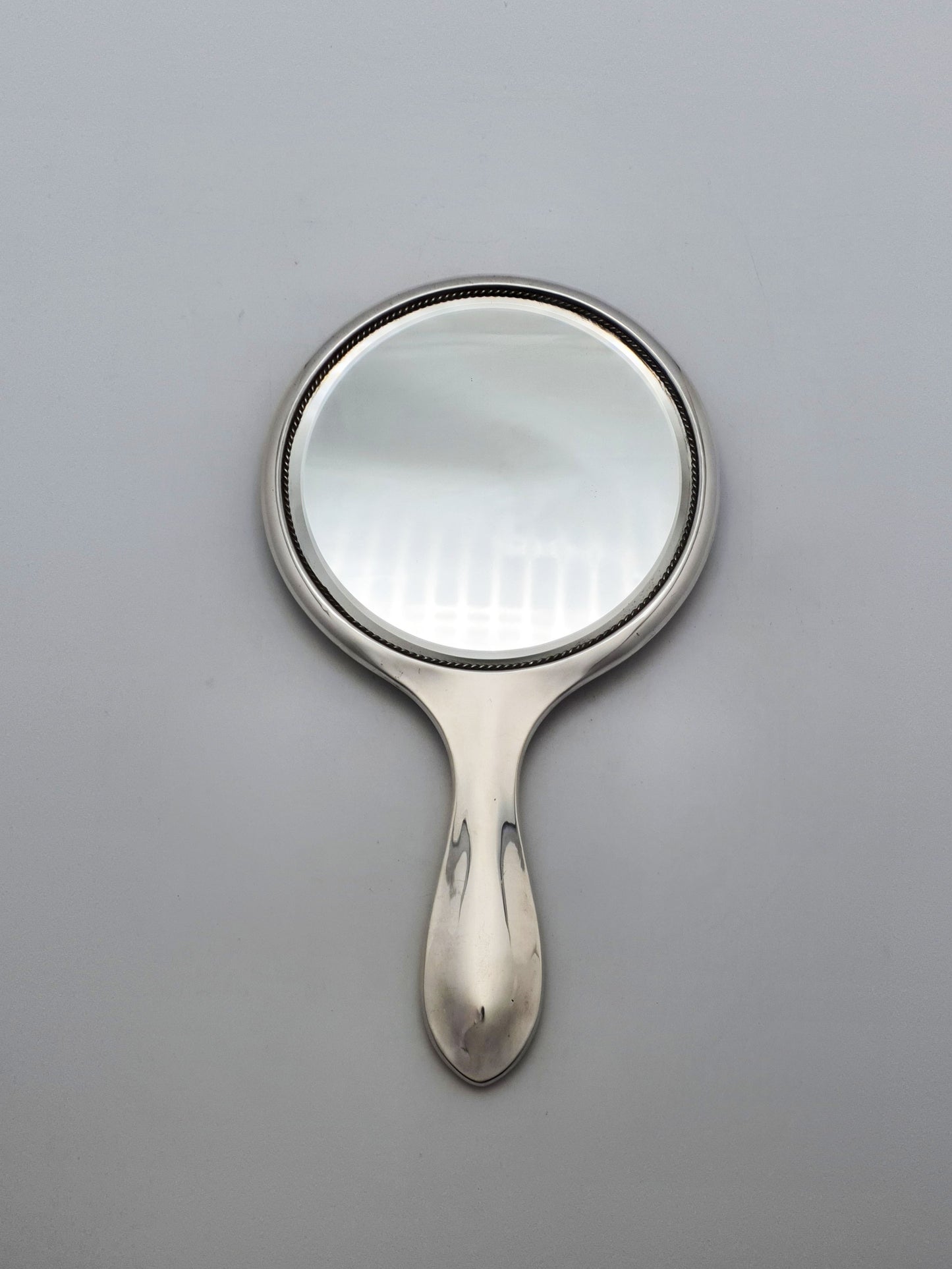 Lovely Antique Sterling Silver Hand Mirror - 1912