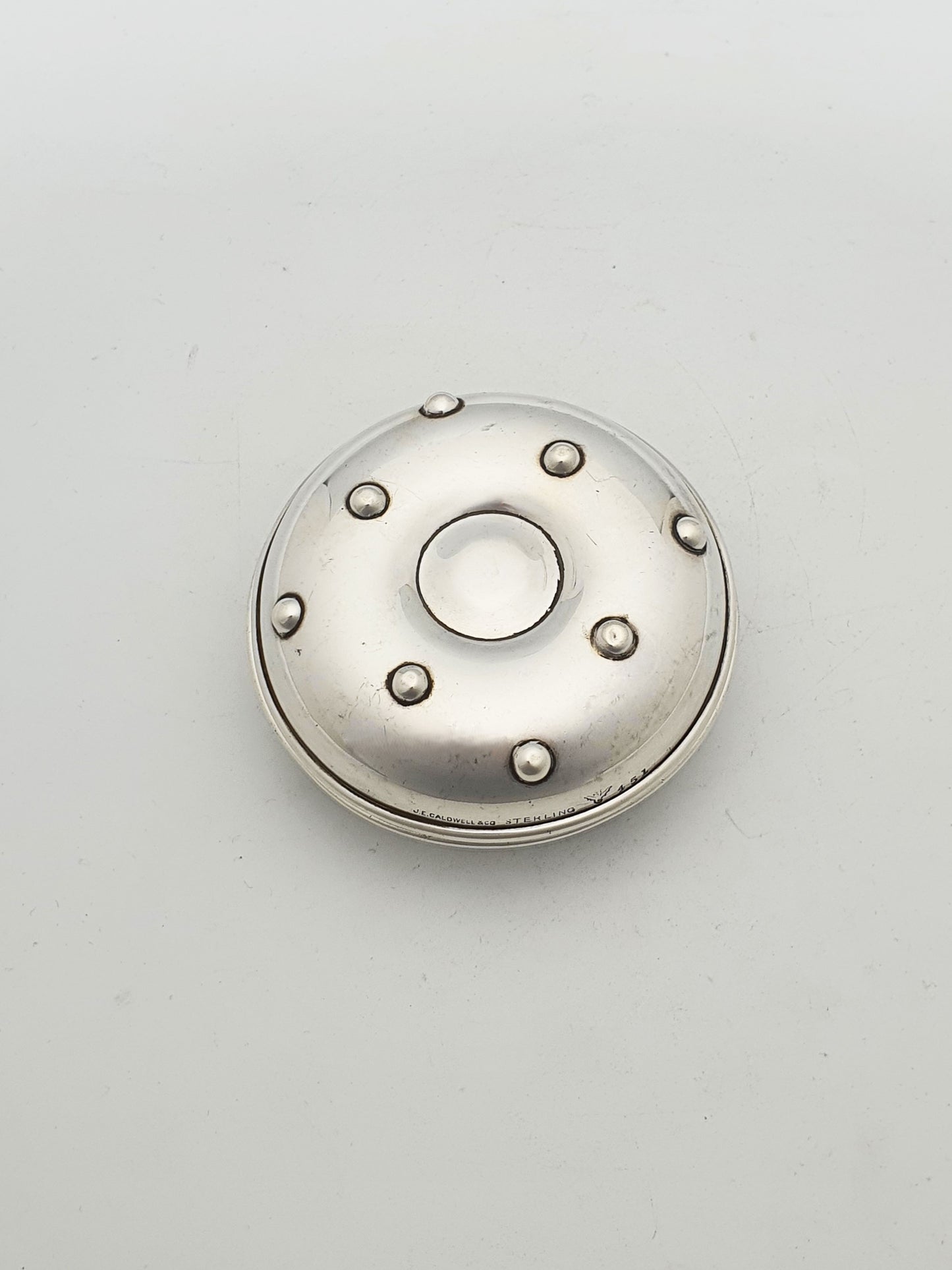 Unusual Pair of Antique Sterling Silver Travel Chambersticks – circa 1890