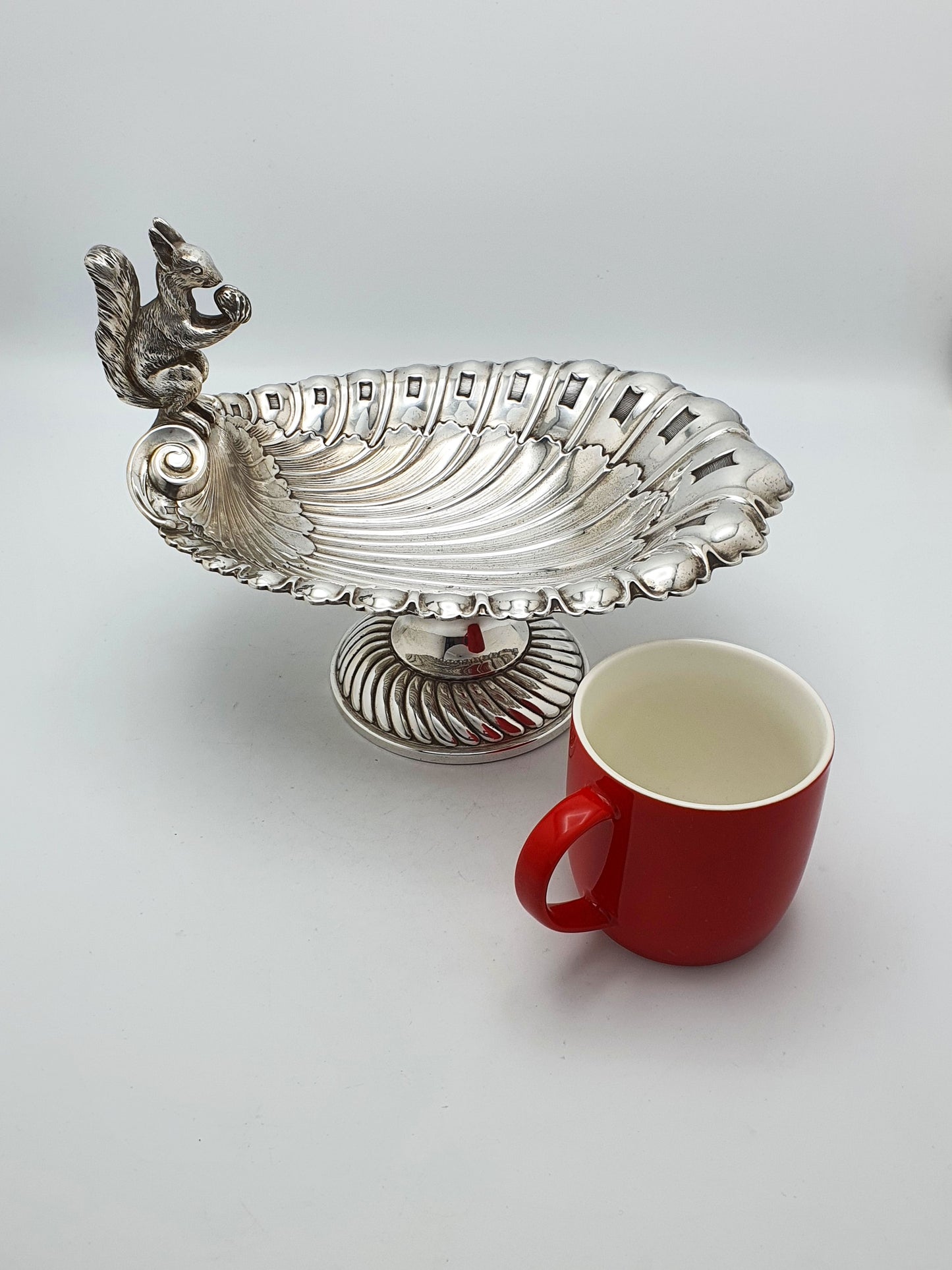 Charming WMF Silver-Plated Squirrel Nut Dish – circa 1920