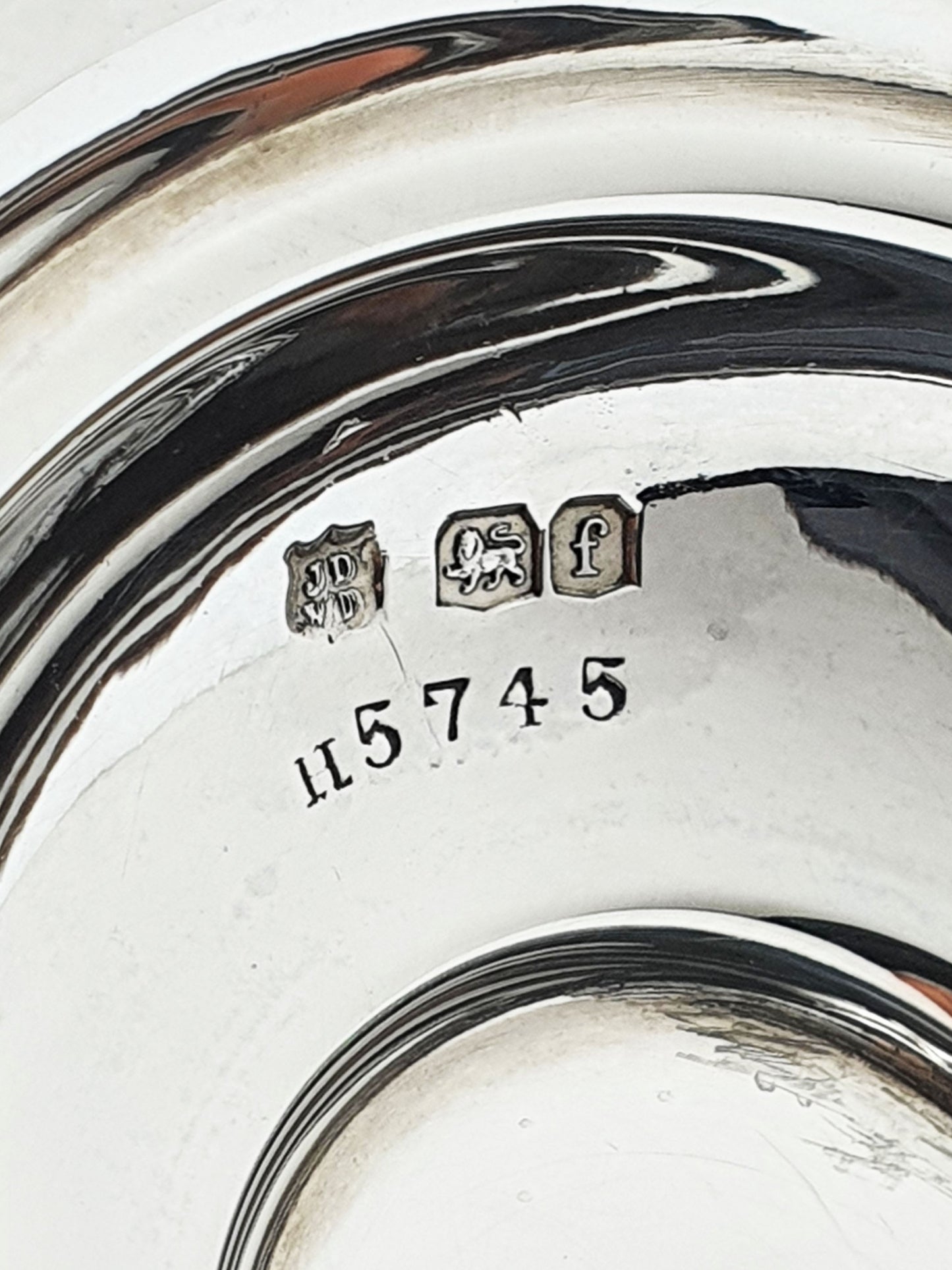 Gorgeous Antique Silver-Topped Glass Cookie Jar/Biscuit Barrel - 1923