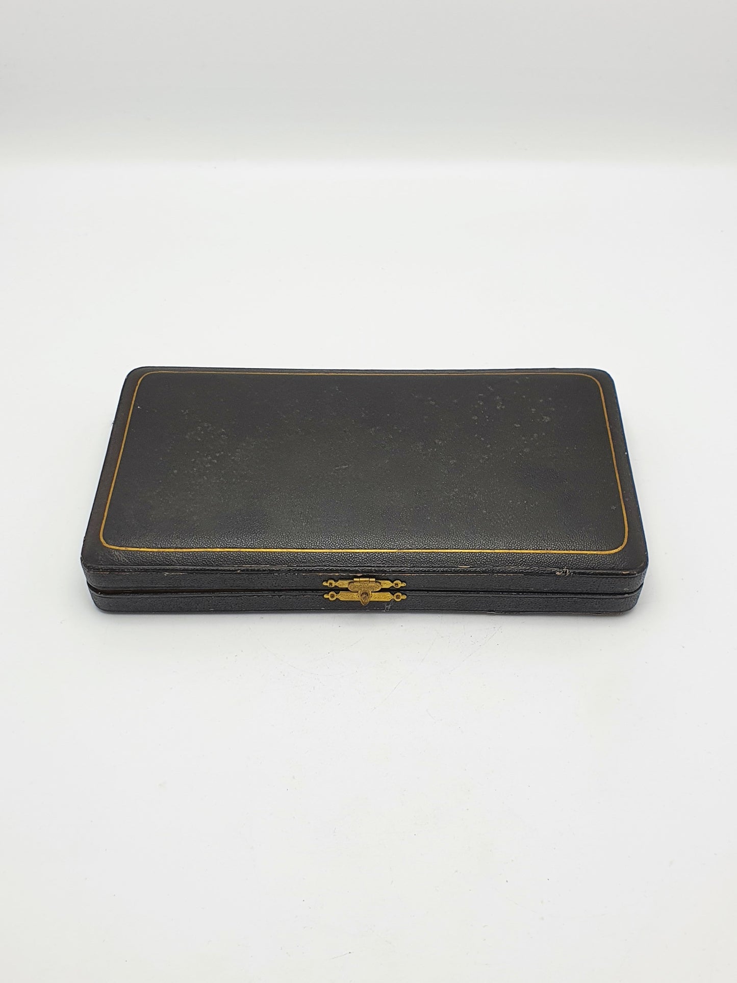 Pretty Pair of Antique Silver-Plate & Gilt Berry Spoons in Case – circa 1920