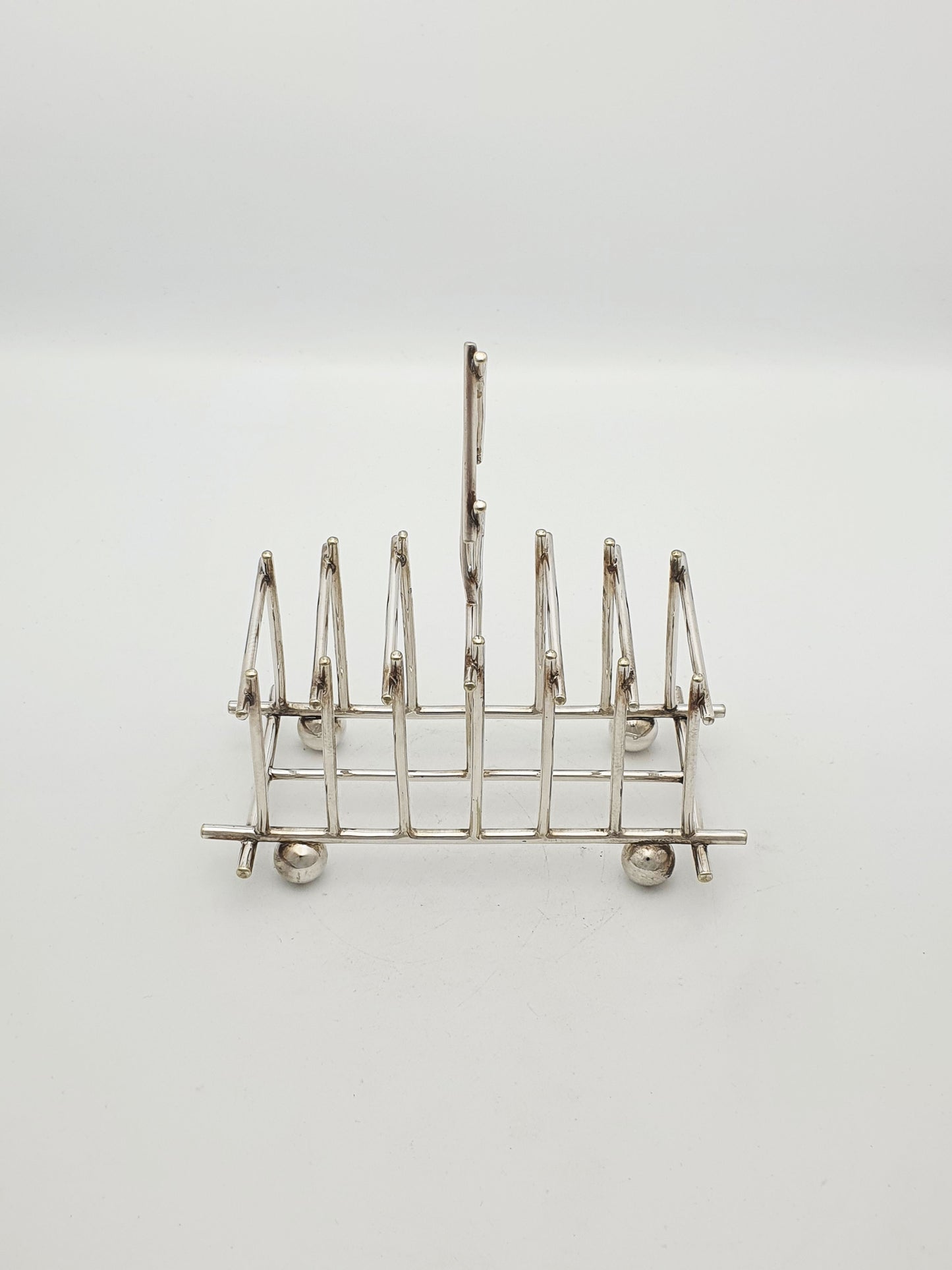 Christopher Dresser Style Mappin & Webb Silver-Plated Toast Rack – circa 1890