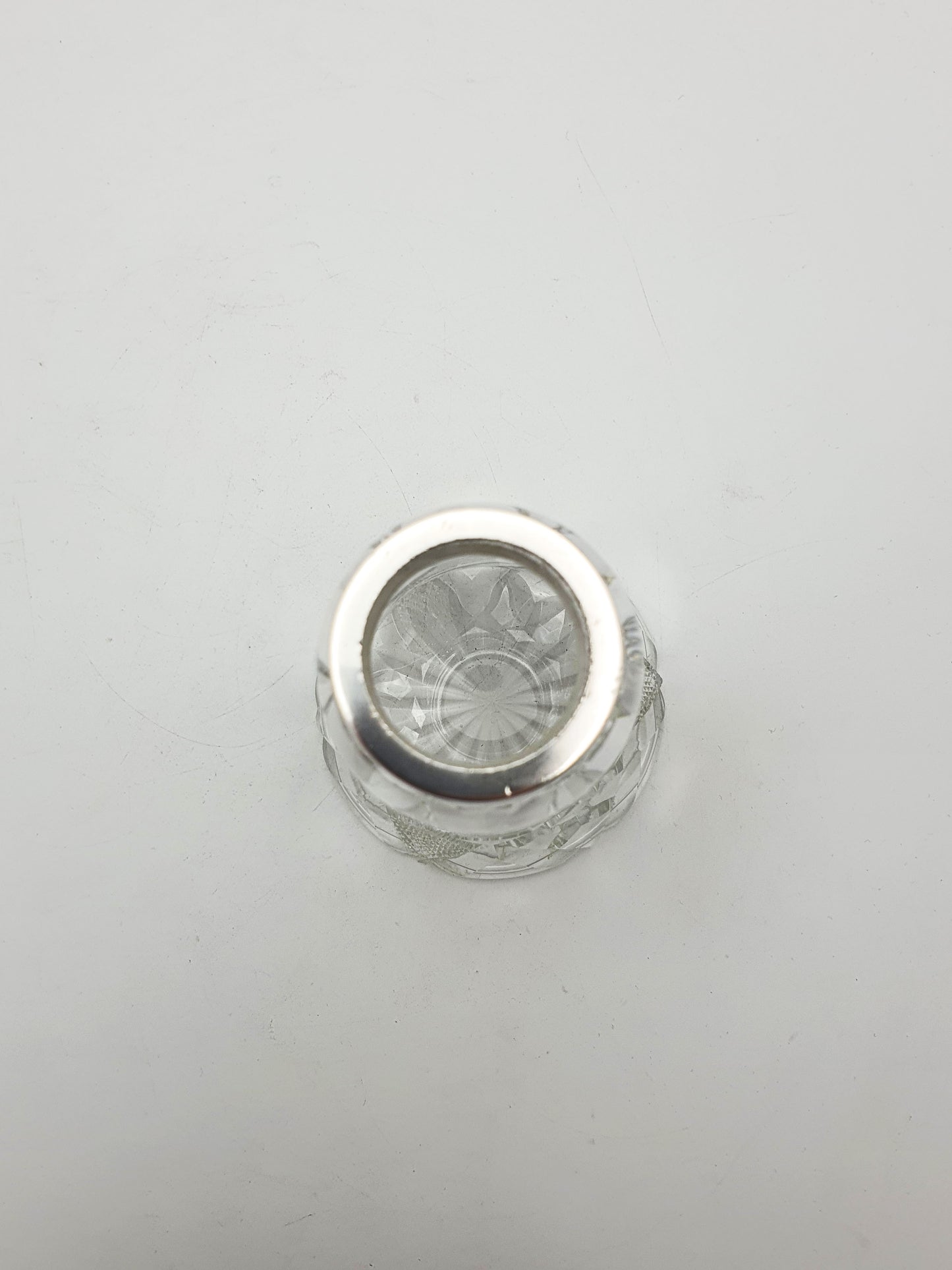 Lovely Edwardian Cut Glass Sugar Caster with Sterling Silver Lid - 1904