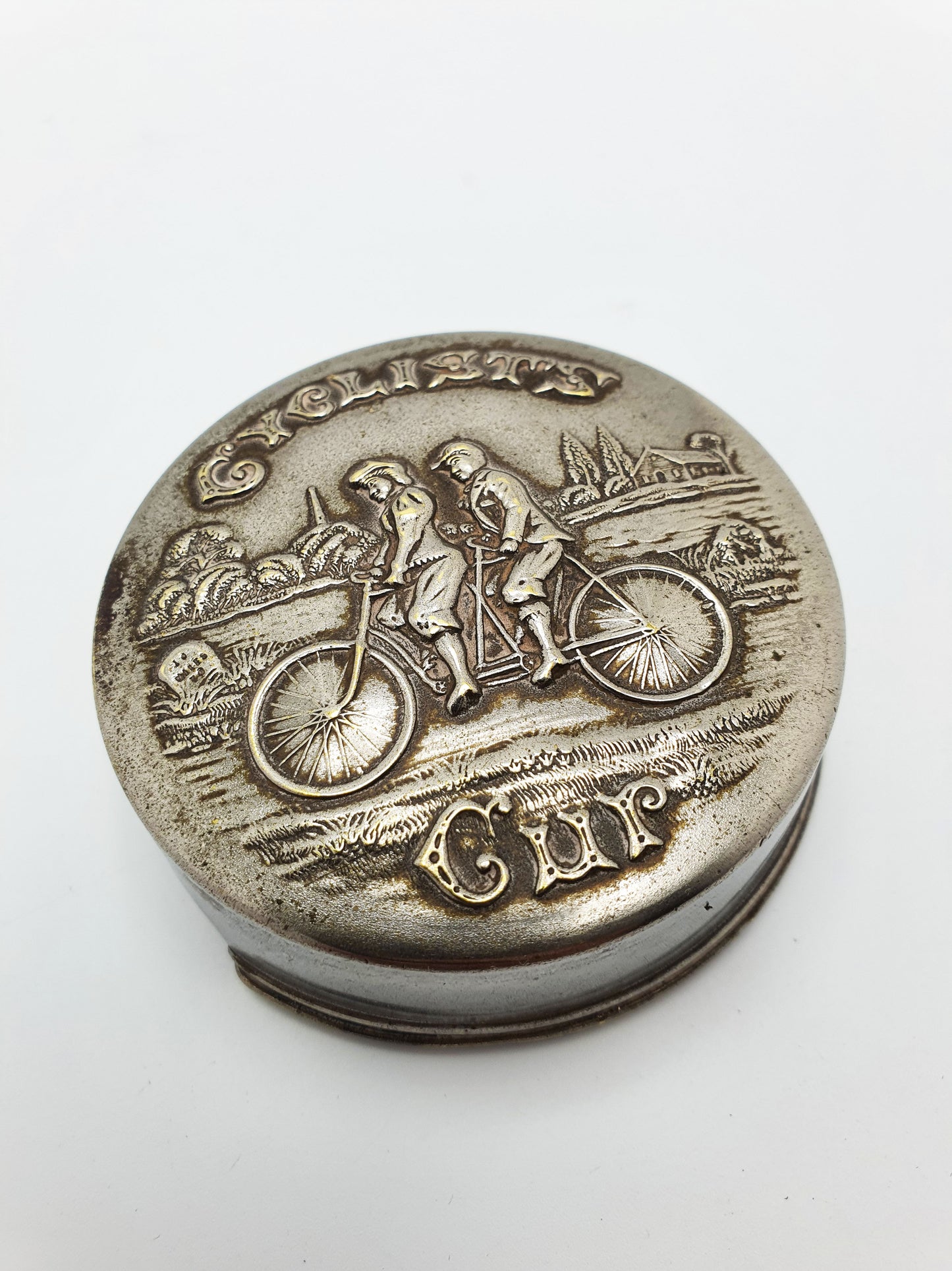 Unusual Antique “Cyclists Cup” Collapsible Travel Cup – circa 1900