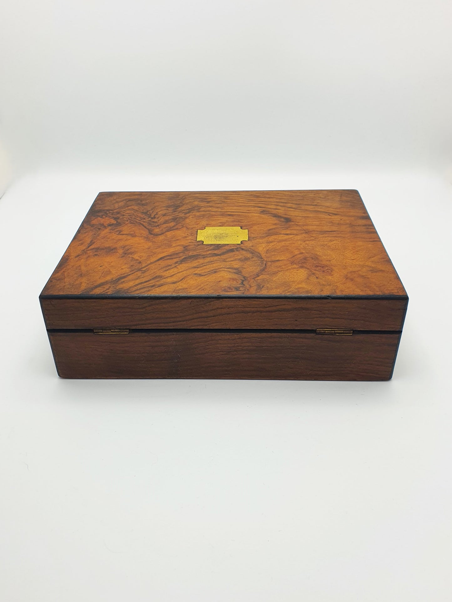 Fantastic Antique Victorian Burr Walnut Jewellery or Collectors Box – circa 1890