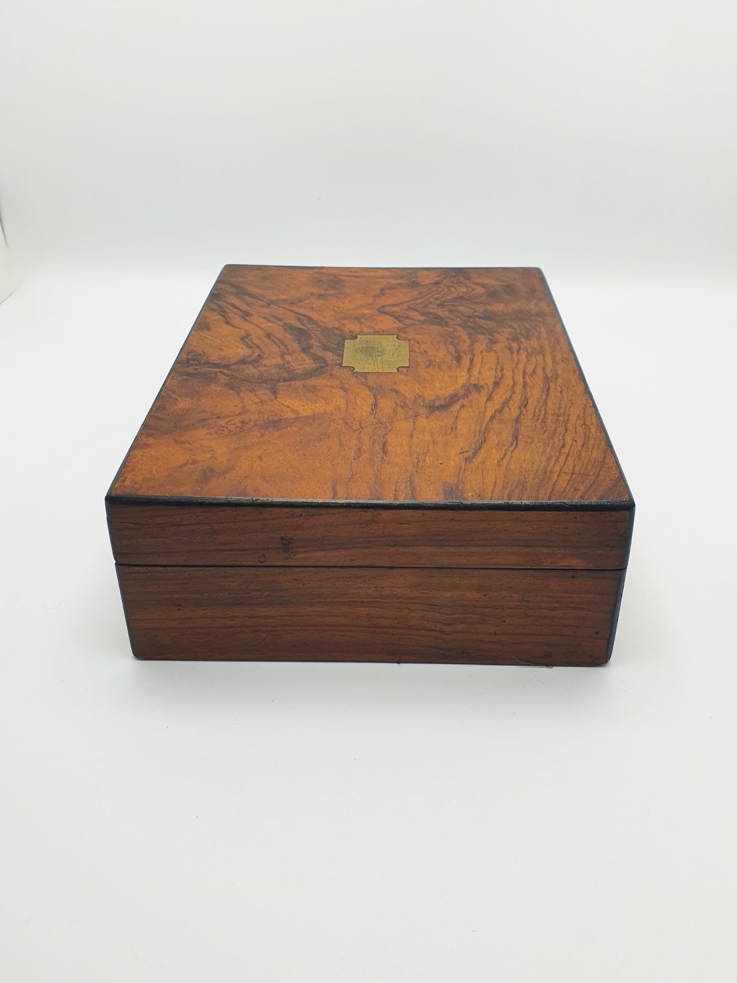 Fantastic Antique Victorian Burr Walnut Jewellery or Collectors Box – circa 1890