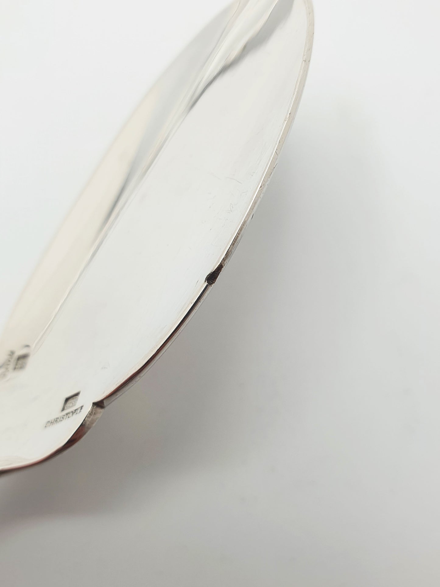 Set of 8 French Silver-Plated Dessert Spoons by Christofle – circa 1960