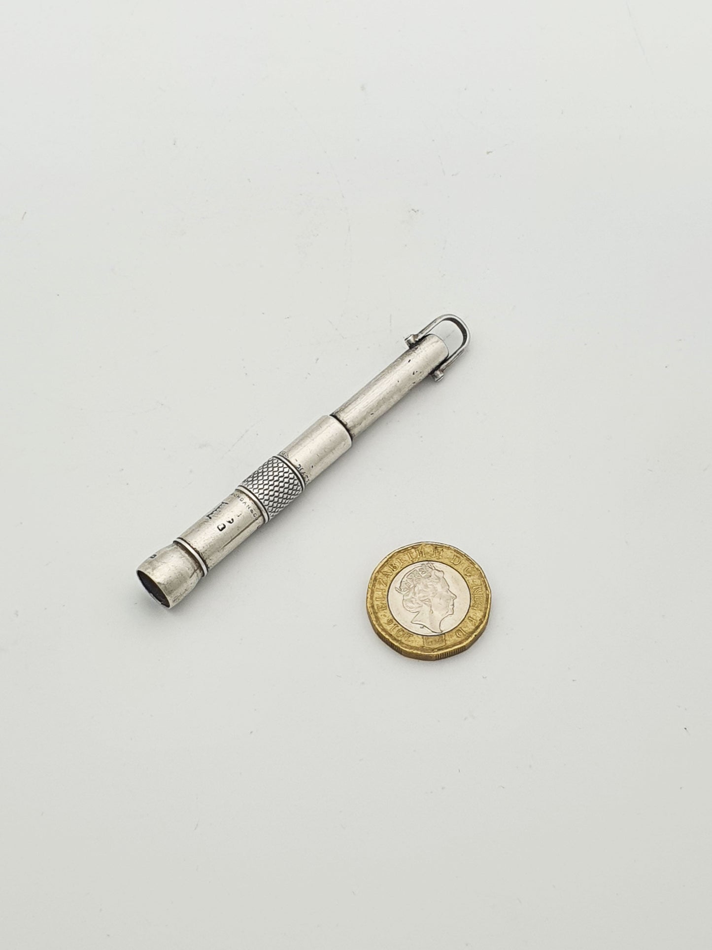 Antique Edwardian Sterling Silver Telescopic Cigar Piercer – circa 1905