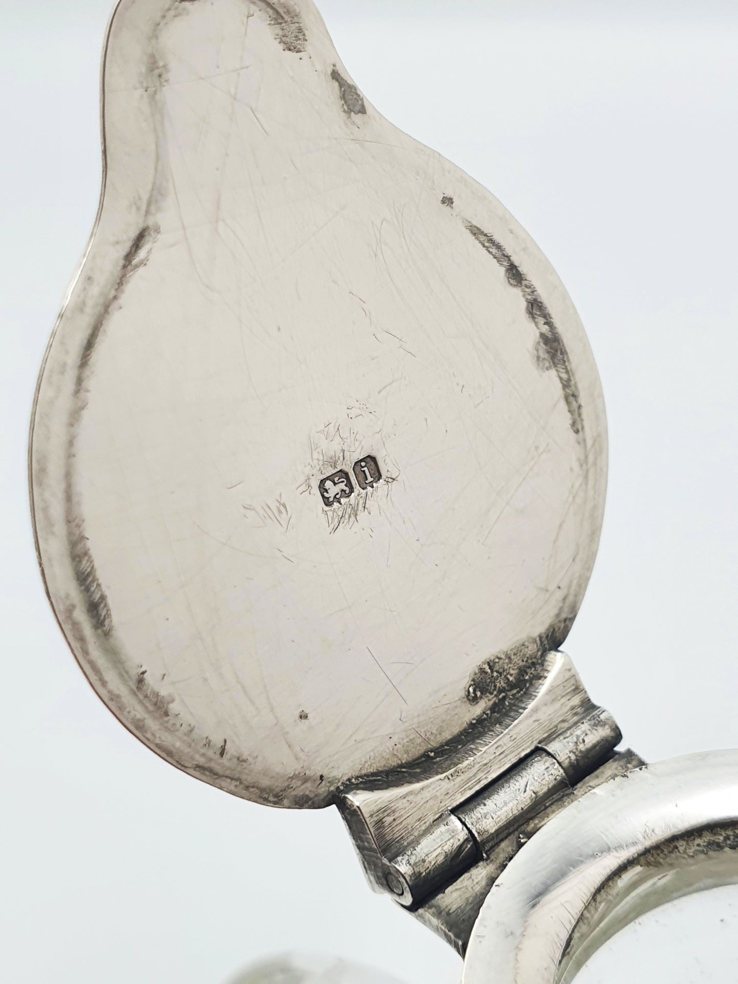 Lovely Edwardian Cut Glass & Sterling Silver Whisky Noggin - 1908