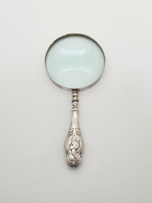 Lovely Antique Edwardian Sterling Silver Handled Magnifying Glass – circa 1905