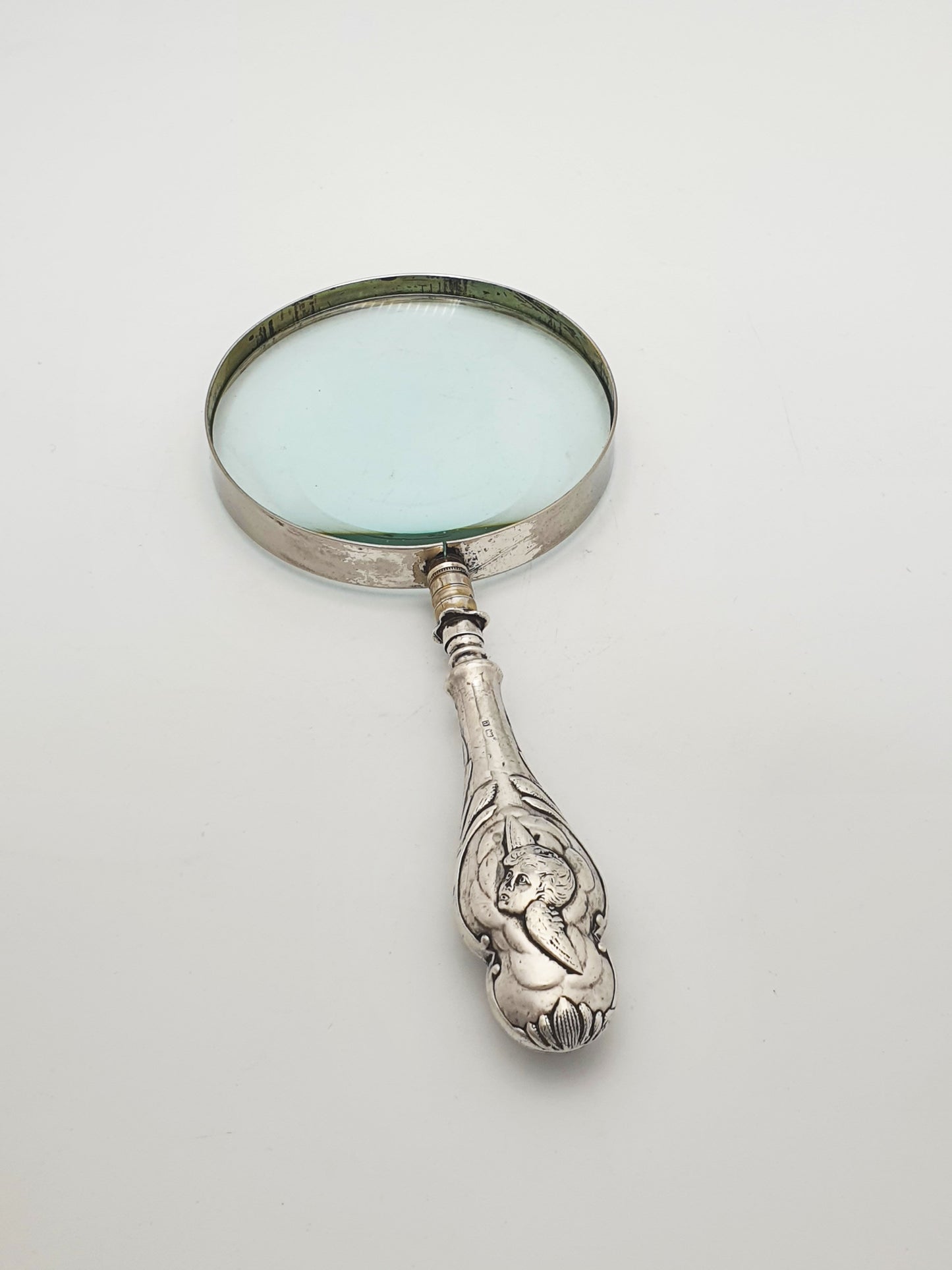 Lovely Antique Edwardian Sterling Silver Handled Magnifying Glass – circa 1905
