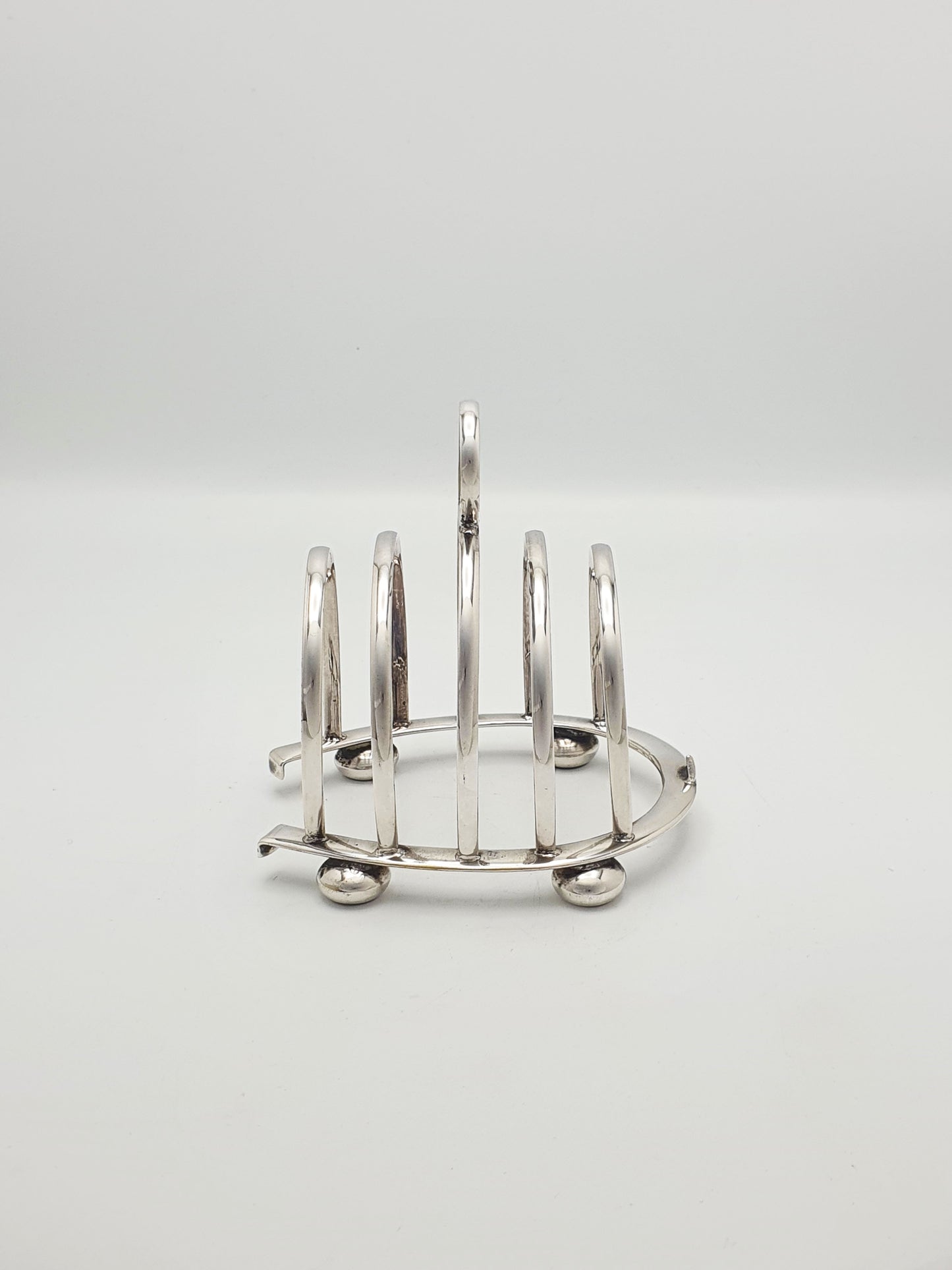 Nice Antique Silver-Plated Novelty Horseshoe Toast Rack – circa 1920
