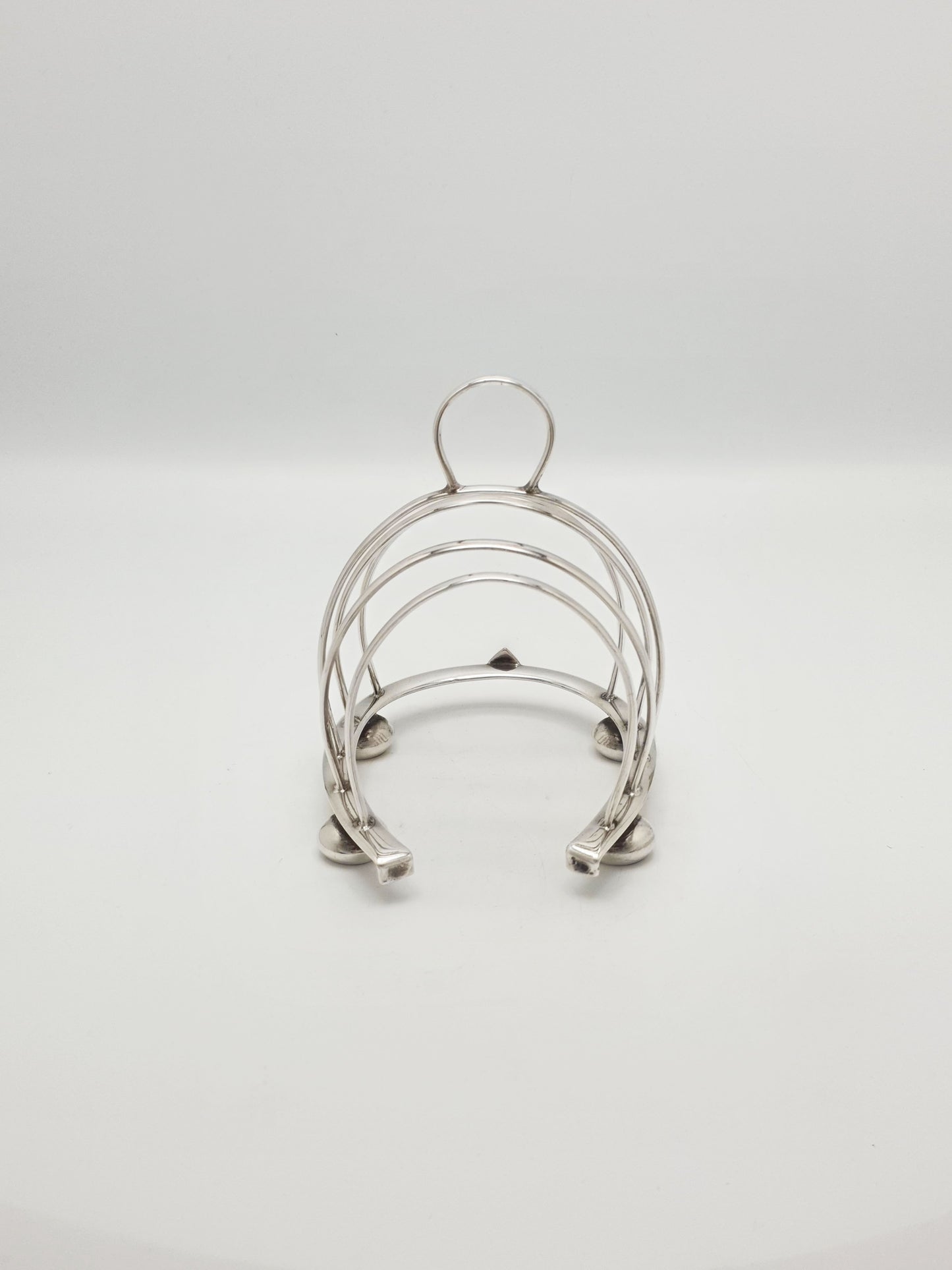Nice Antique Silver-Plated Novelty Horseshoe Toast Rack – circa 1920