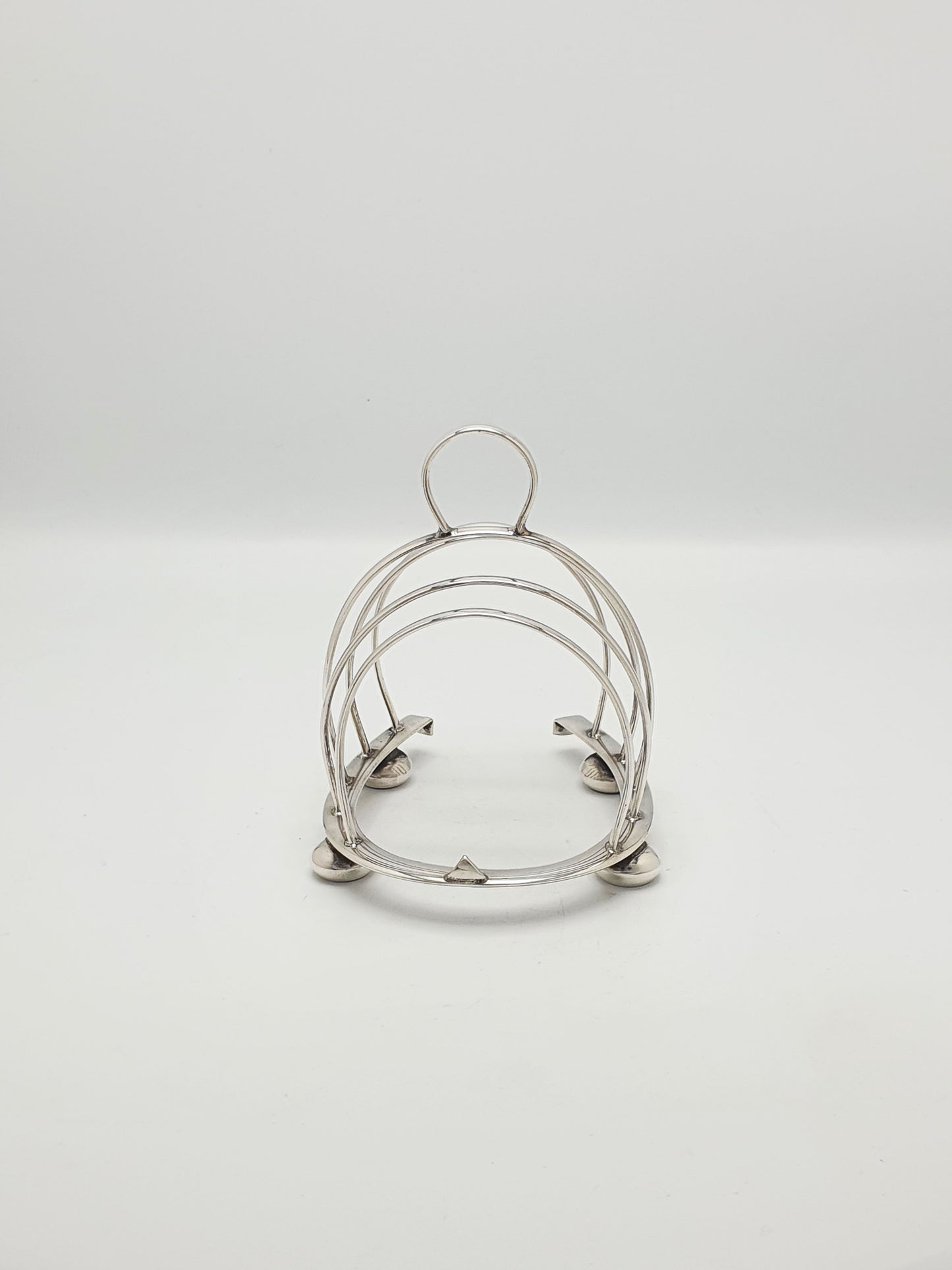 Nice Antique Silver-Plated Novelty Horseshoe Toast Rack – circa 1920