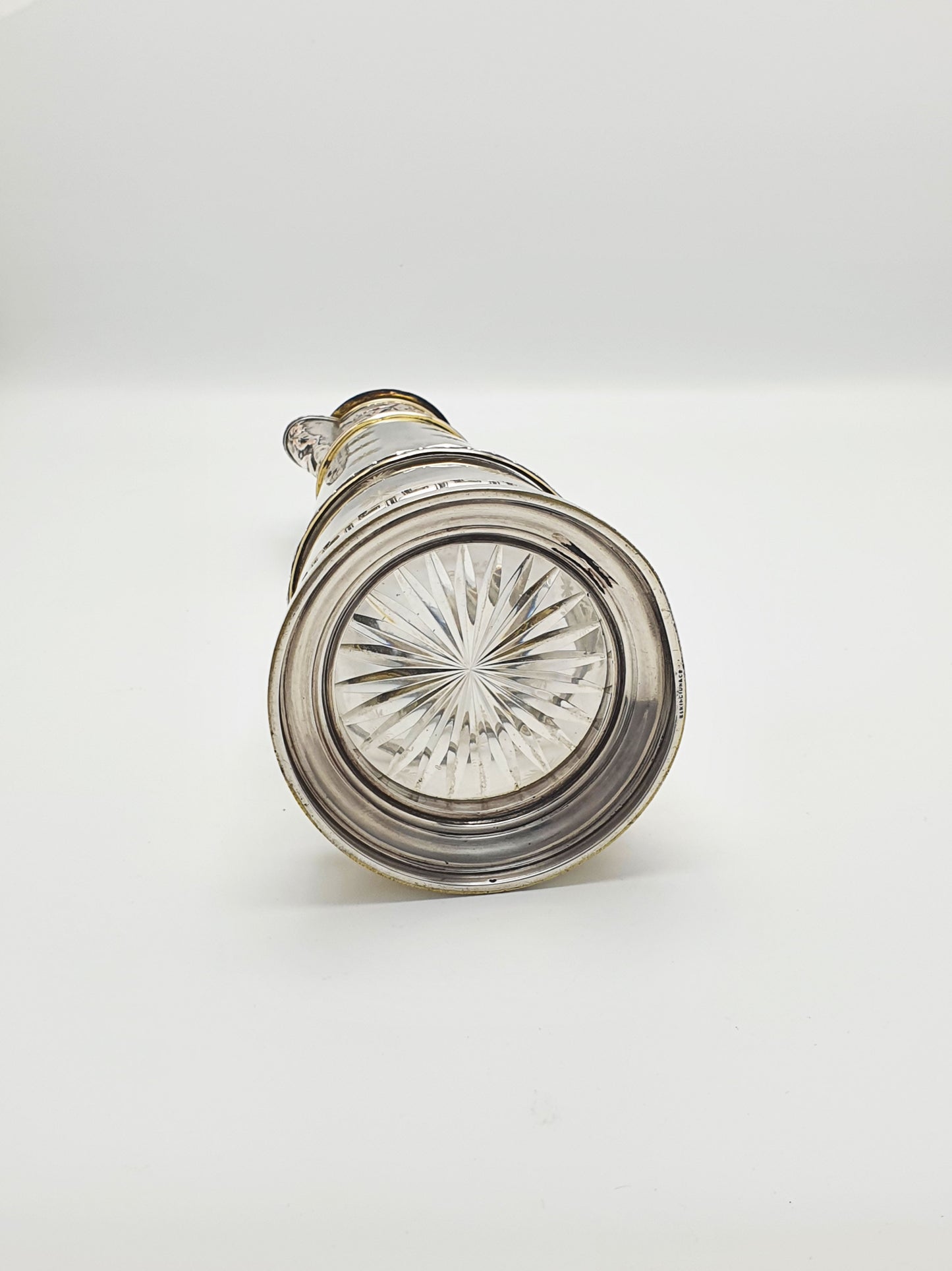 Gorgeous Antique Victorian Elkington Etched Glass & Silver-Plated Claret Jug – circa 1870