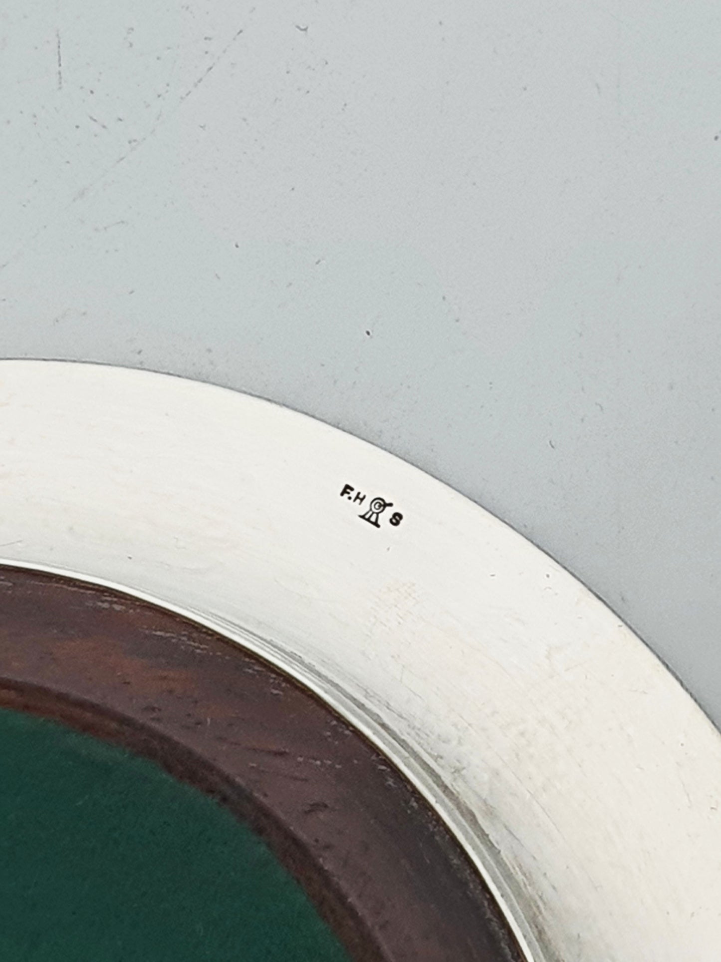 Nice Pair of Antique Silver-Plated Wine Bottle Coasters – circa 1920