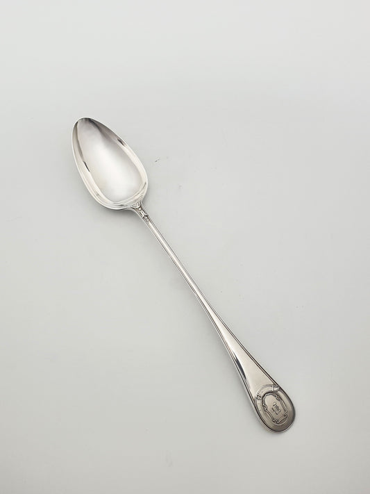 Large Antique Silver-Plated Basting Spoon – 1859