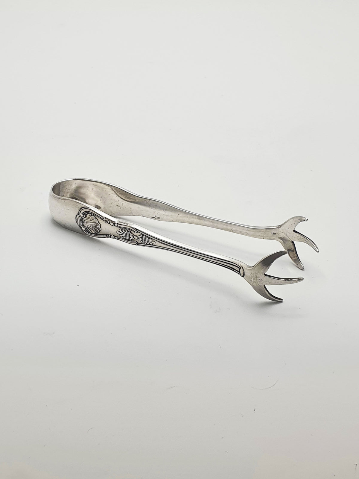 Elizabeth II Sterling Silver Ice Tongs With Claw Grips - 1972