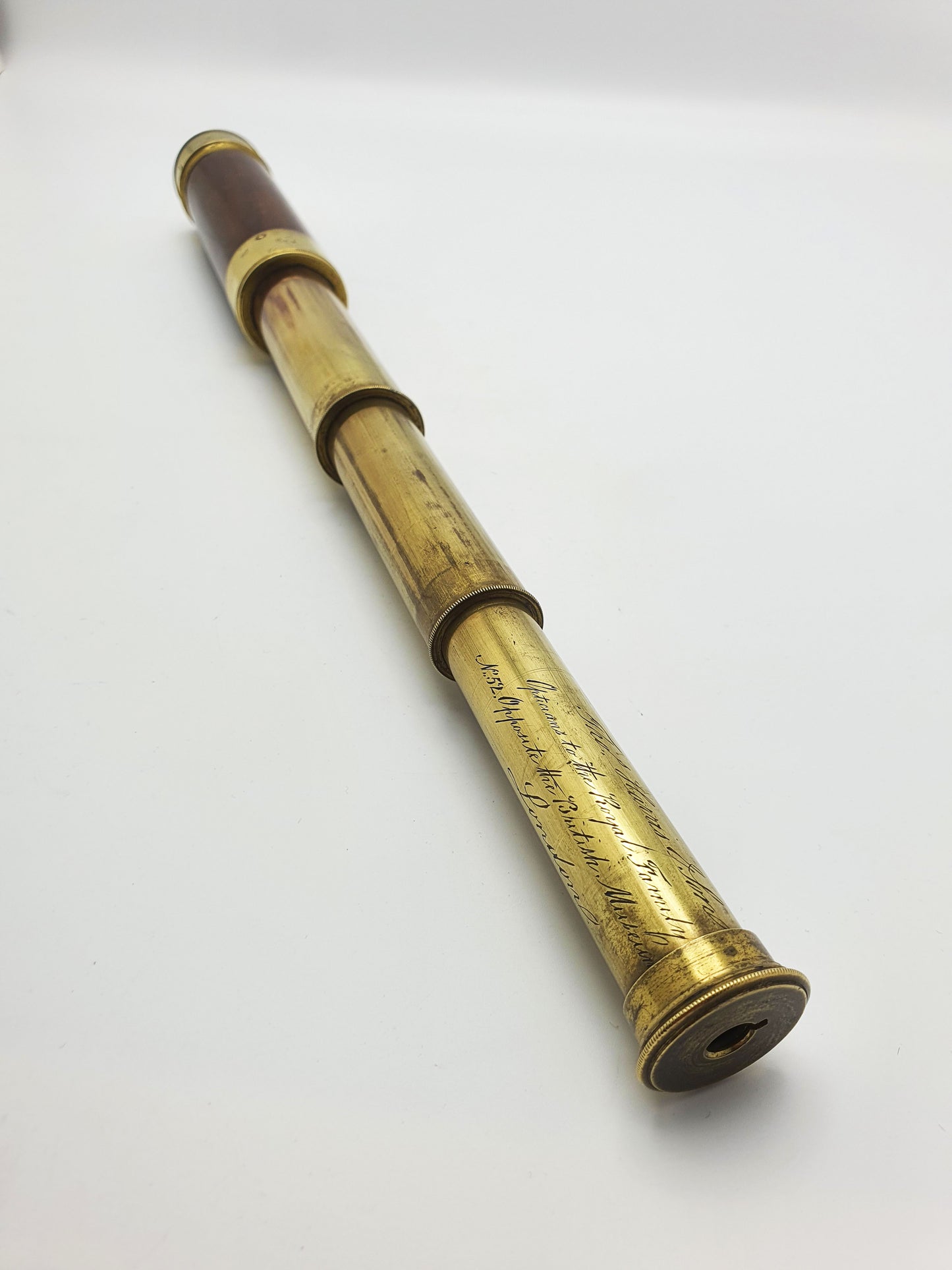 Handsome Antique Brass Telescope - Thomas Harris & Son, Opticians to the Royal Family – circa 1870